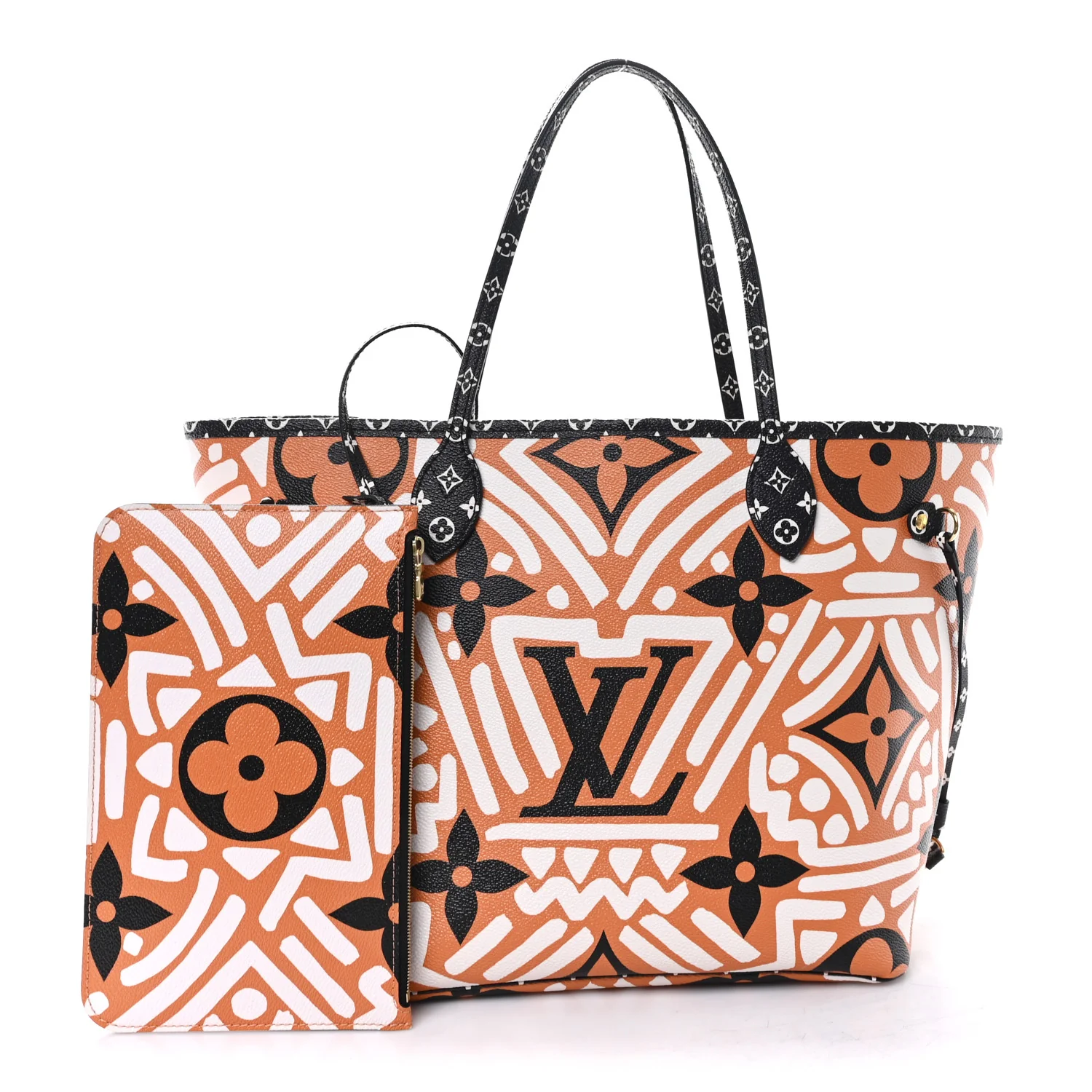 Monogram Giant Crafty Neverfull MM Creme Caramel - Image 3