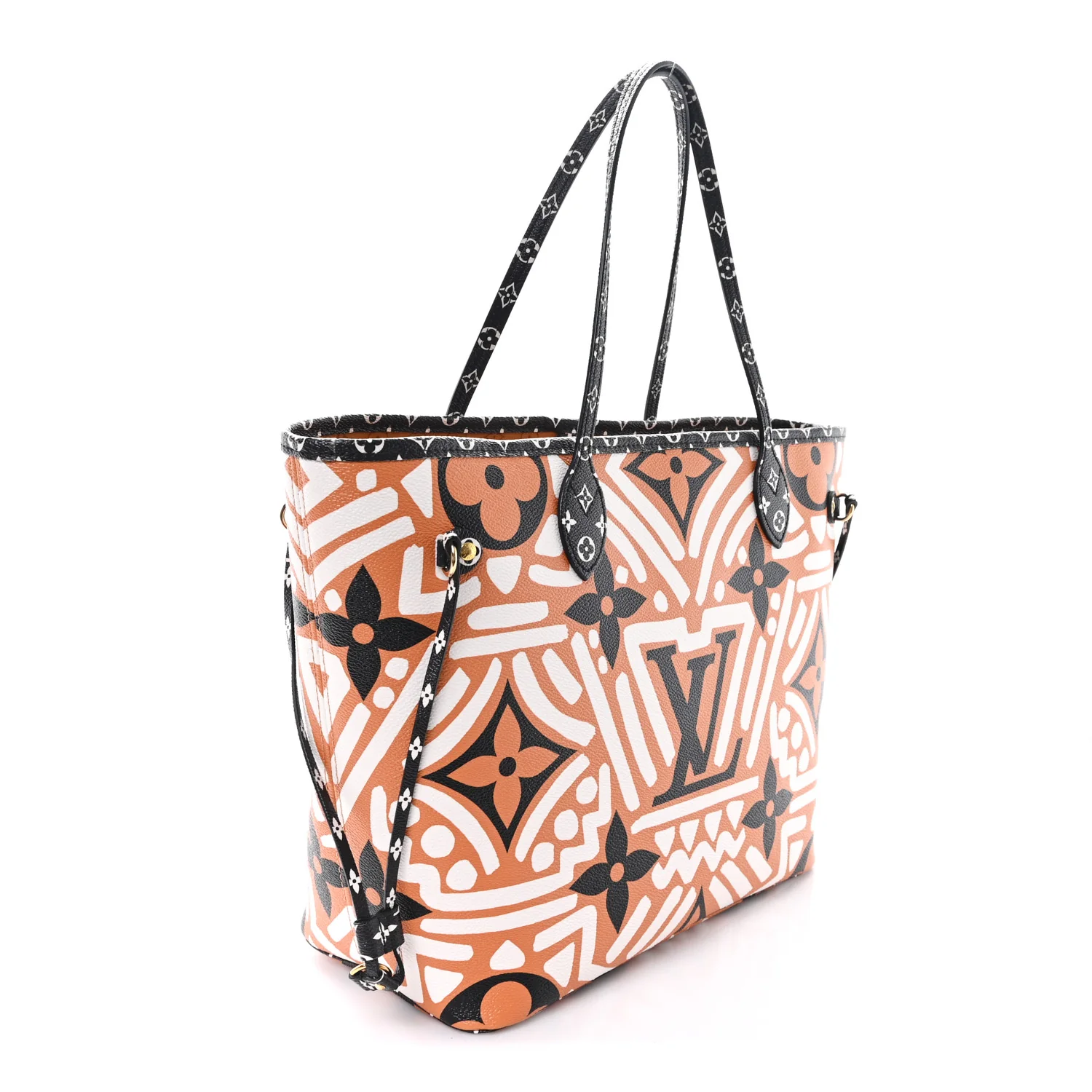 Monogram Giant Crafty Neverfull MM Creme Caramel - Image 4