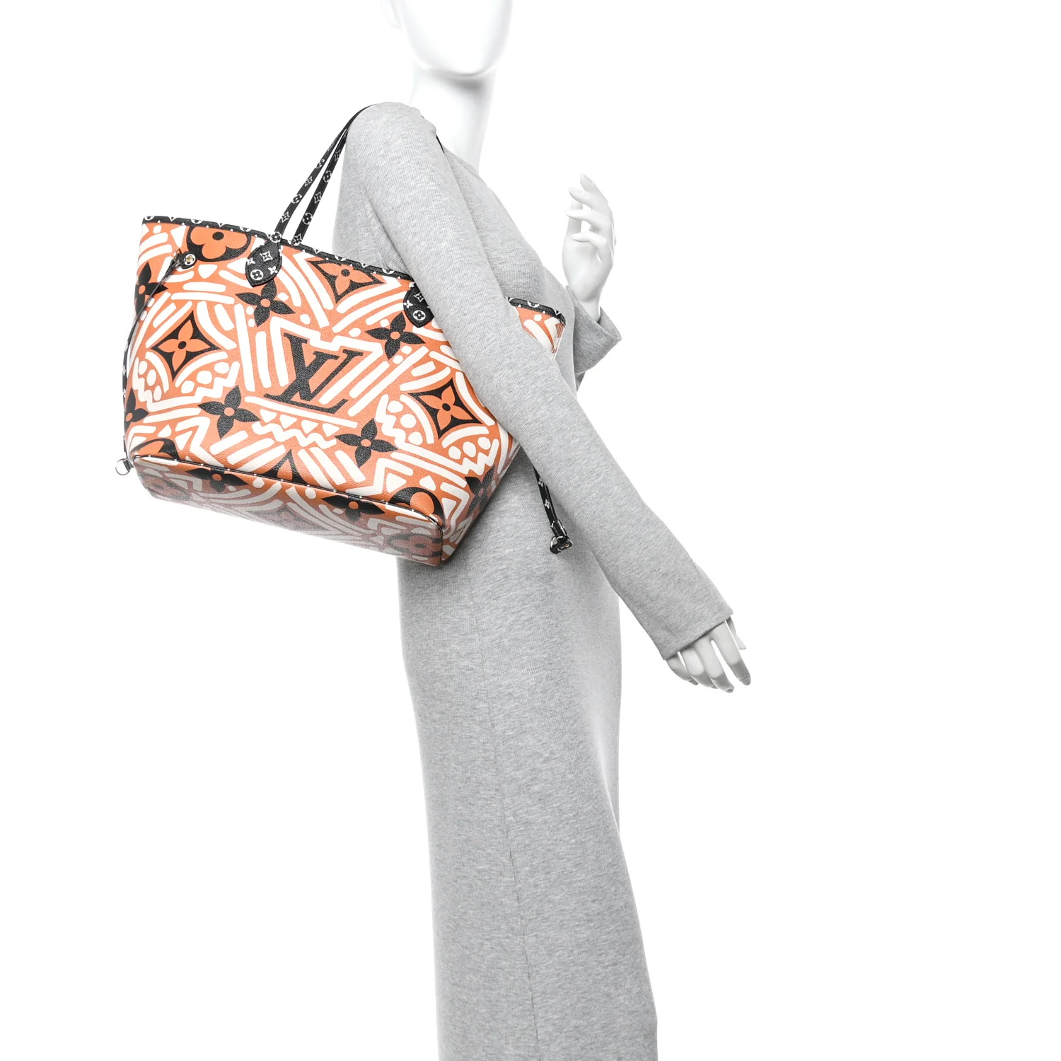 Monogram Giant Crafty Neverfull MM Creme Caramel - Image 2