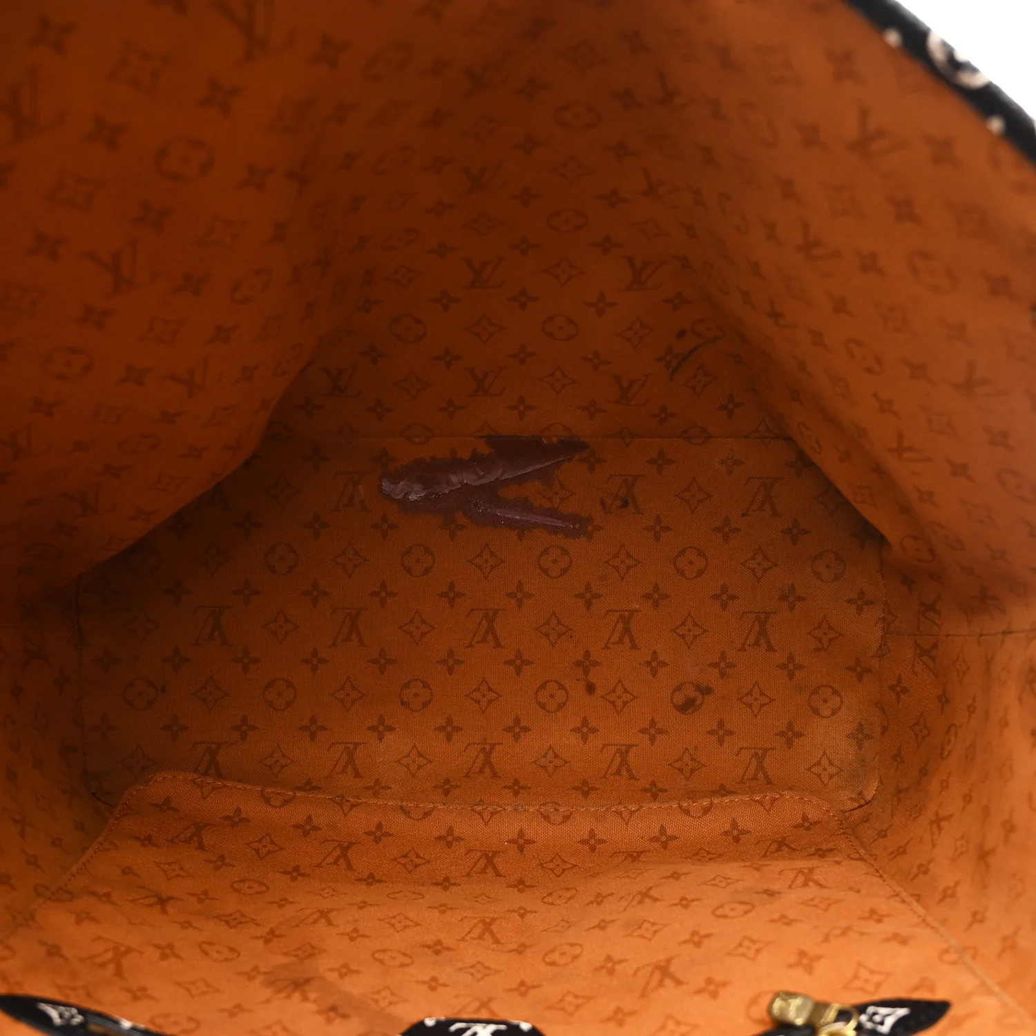 Monogram Giant Crafty Neverfull MM Creme Caramel - Image 5