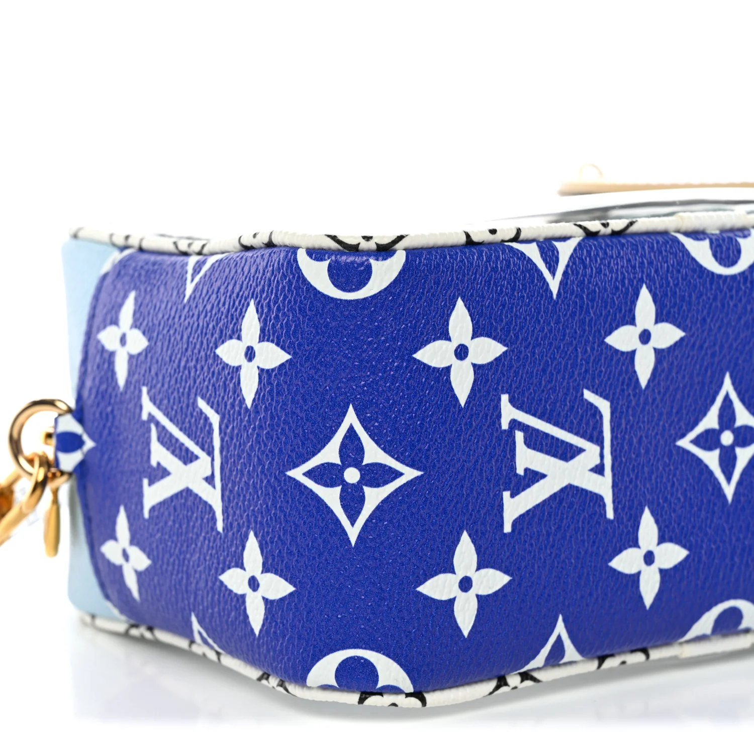 Monogram Giant Hawaii Beach Pouch Blue - Image 8