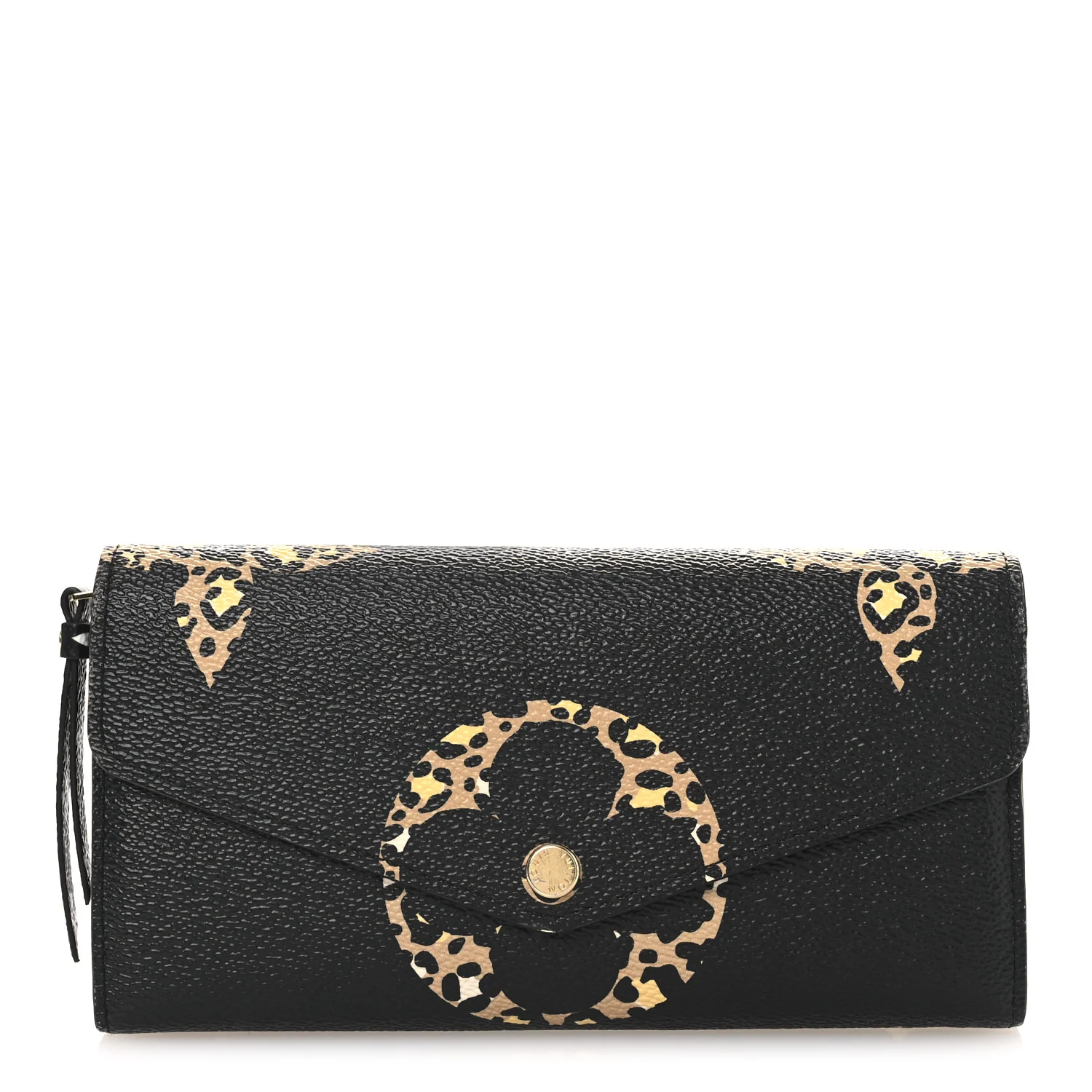 Monogram Giant Jungle Sarah Wallet Black