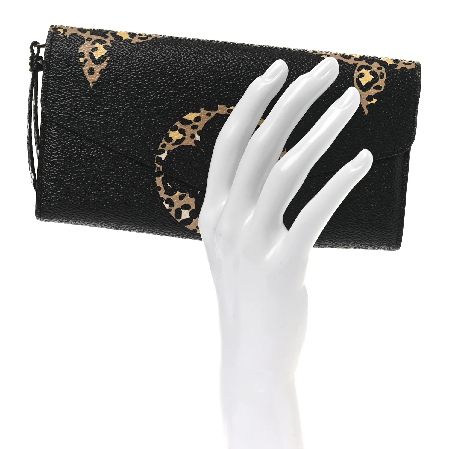 Monogram Giant Jungle Sarah Wallet Black - Image 2