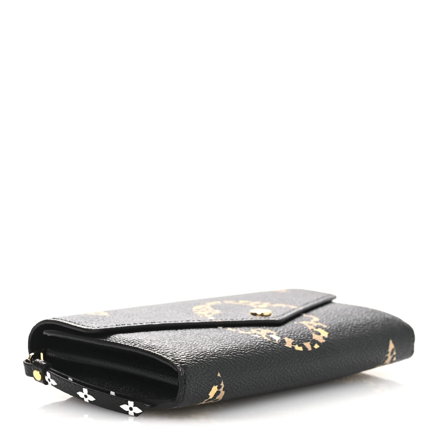Monogram Giant Jungle Sarah Wallet Black - Image 4