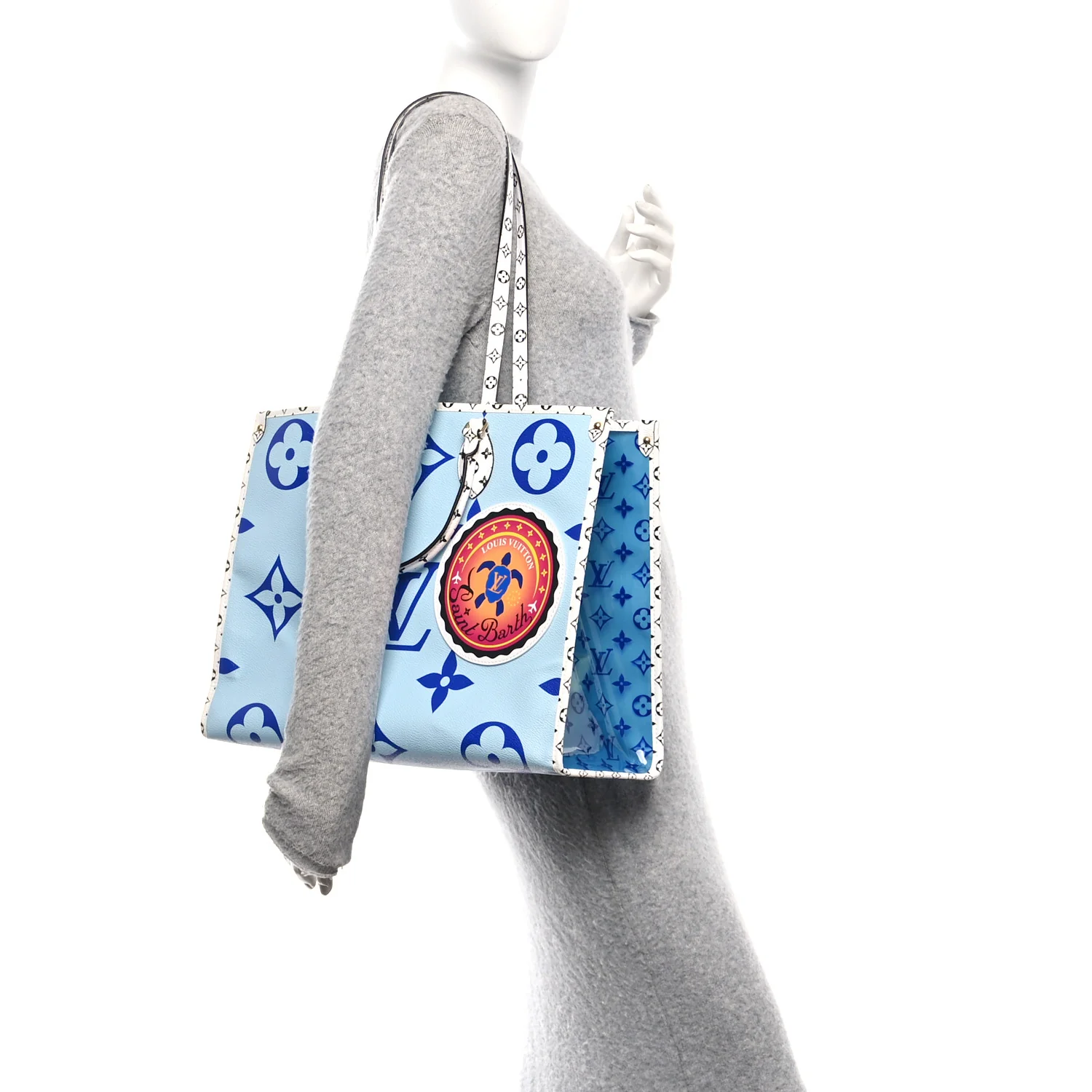 Monogram Giant Saint Barth Onthego Blue - Image 2