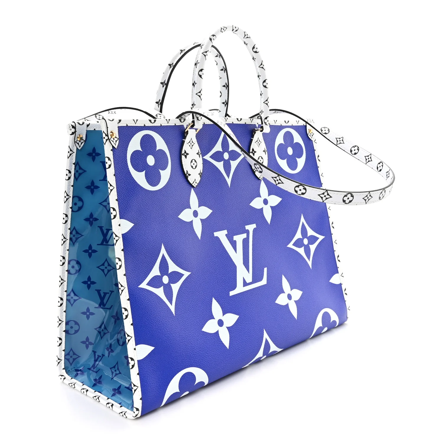 Monogram Giant Saint Barth Onthego Blue - Image 3