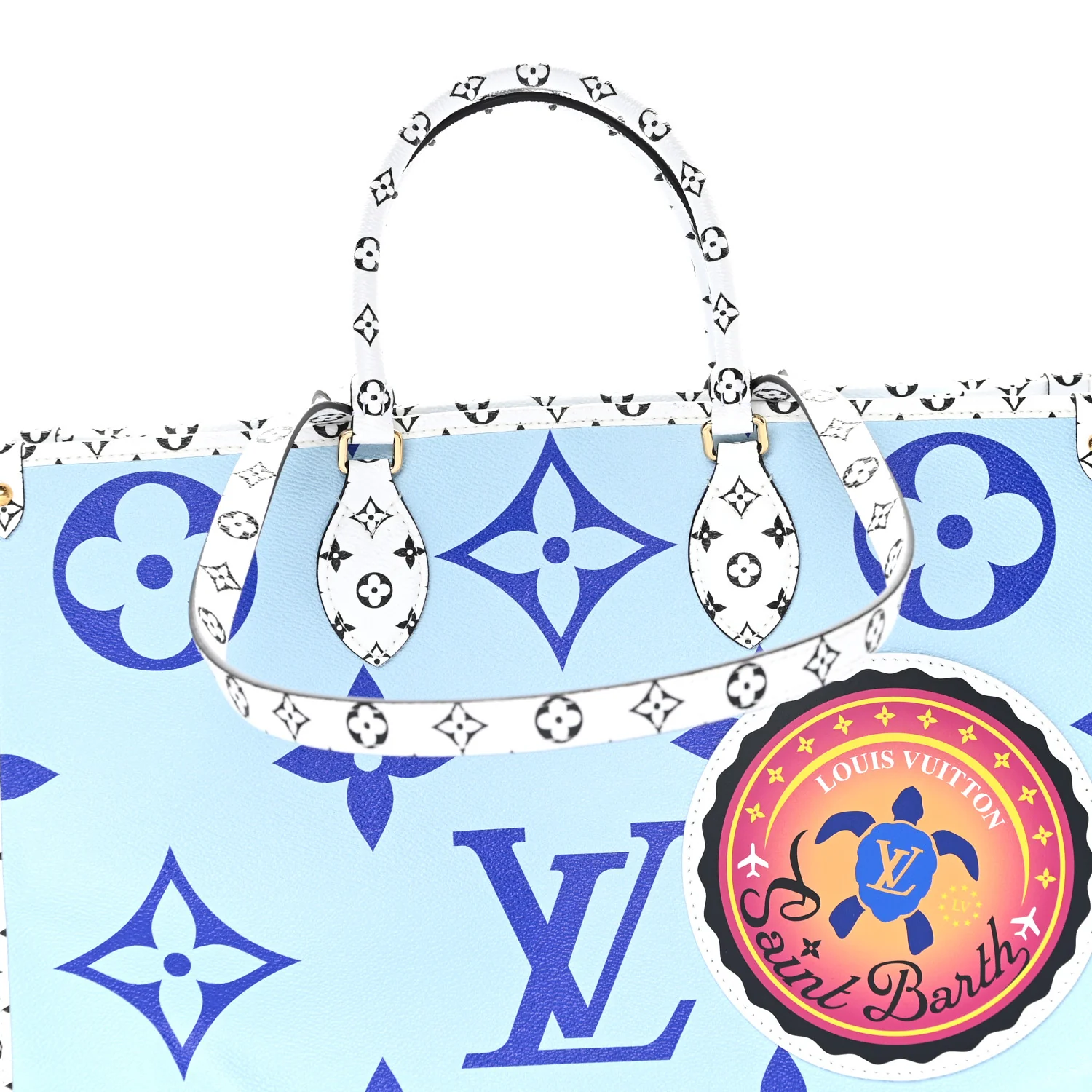 Monogram Giant Saint Barth Onthego Blue - Image 7