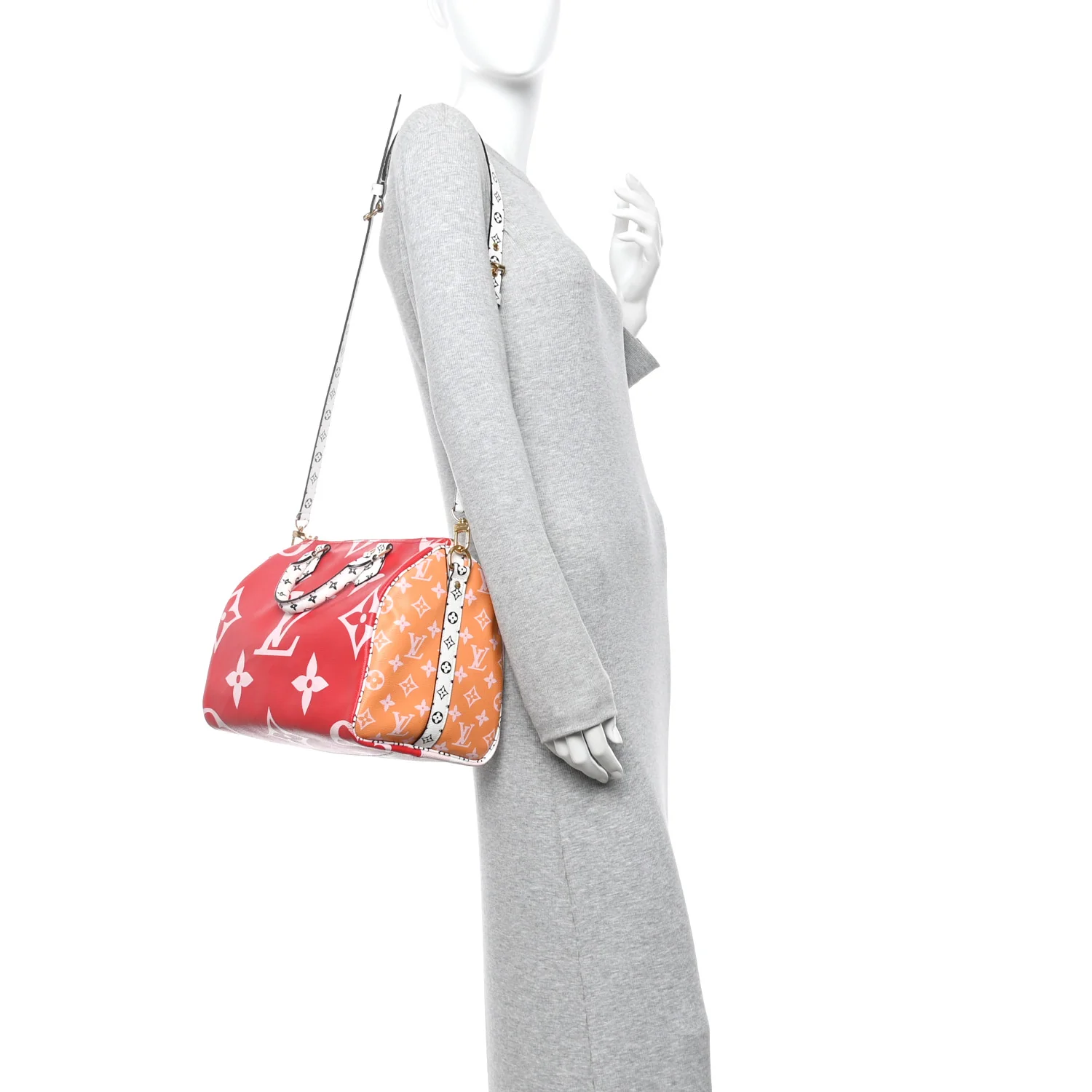 Monogram Giant Speedy Bandouliere 30 Rouge - Image 2