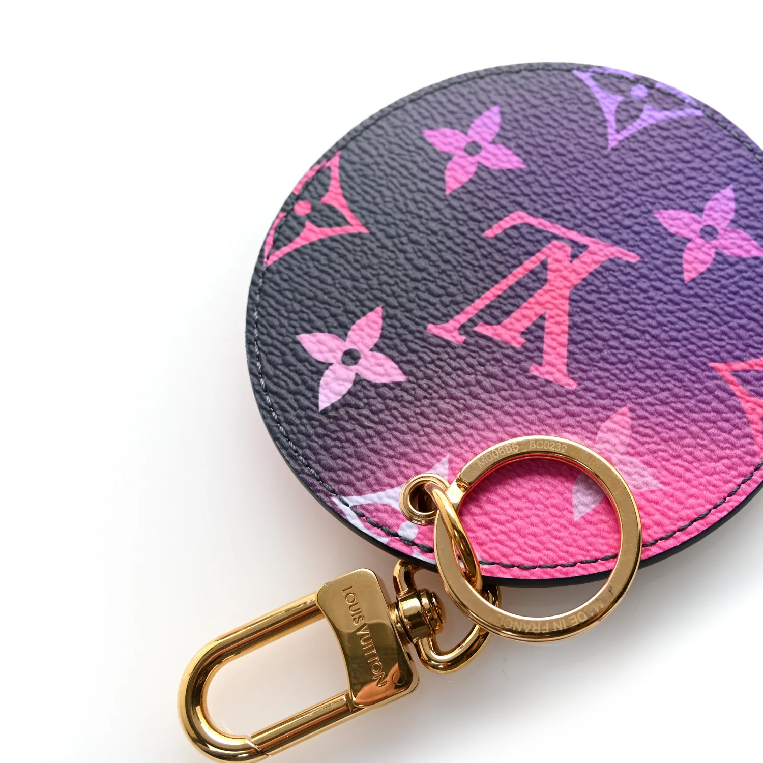 Monogram Giant Spring In The City Illustre Bag Charm Midnight Fuchsia - Image 4