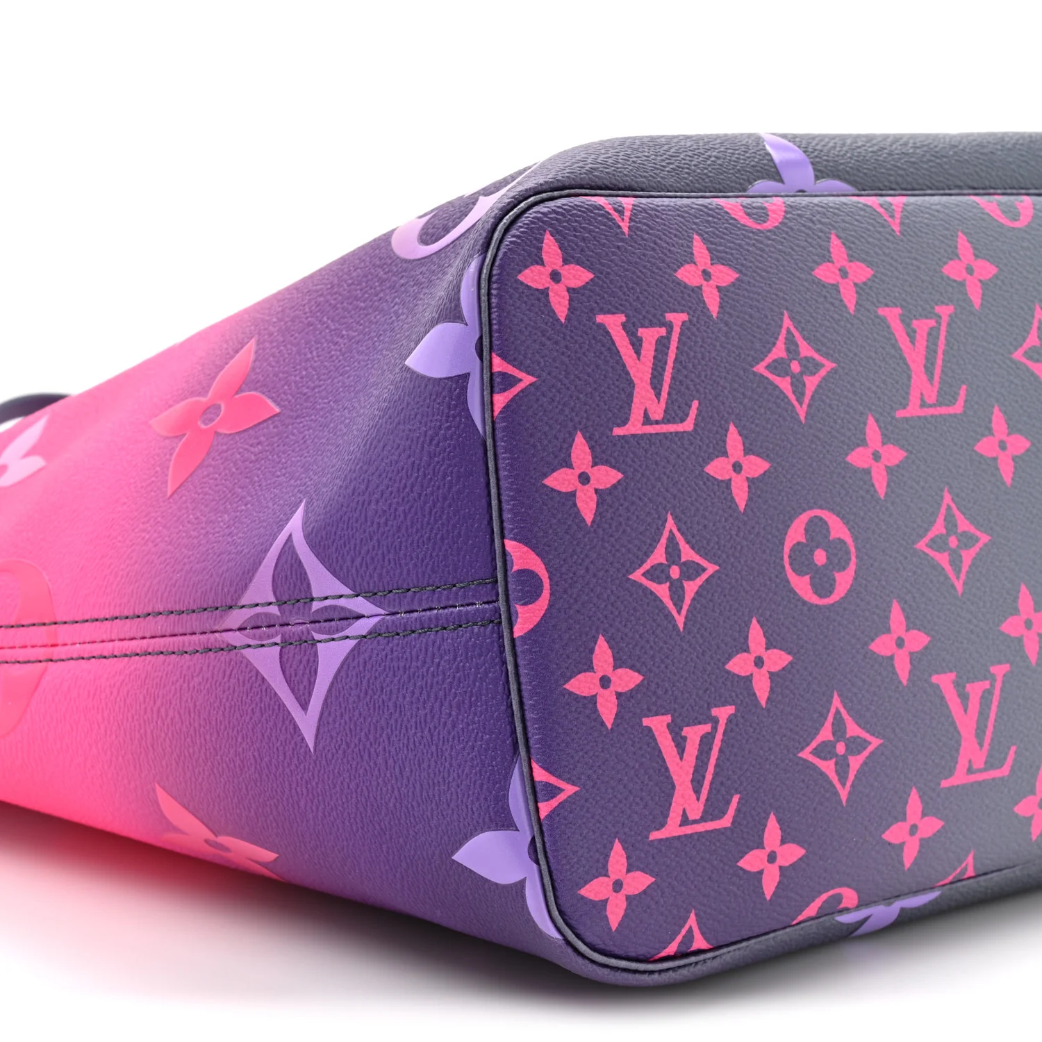 Monogram Giant Spring In The City Neverfull MM Midnight Fuchsia - Image 10