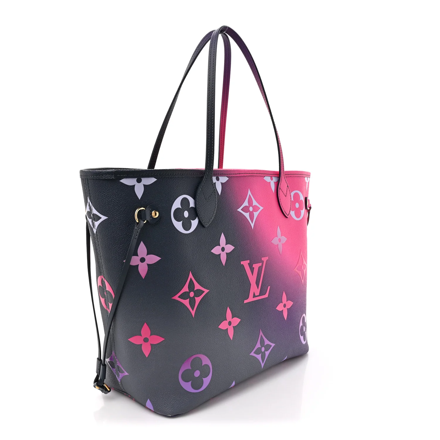 Monogram Giant Spring In The City Neverfull MM Midnight Fuchsia - Image 4