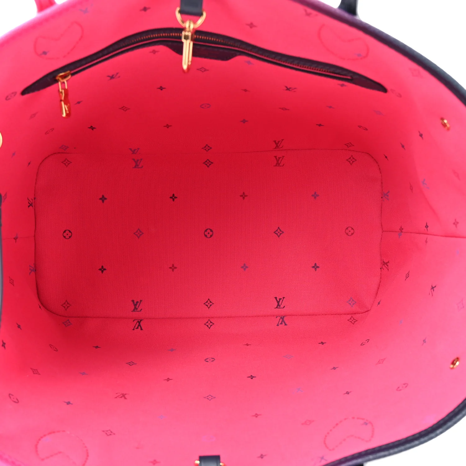 Monogram Giant Spring In The City Neverfull MM Midnight Fuchsia - Image 6