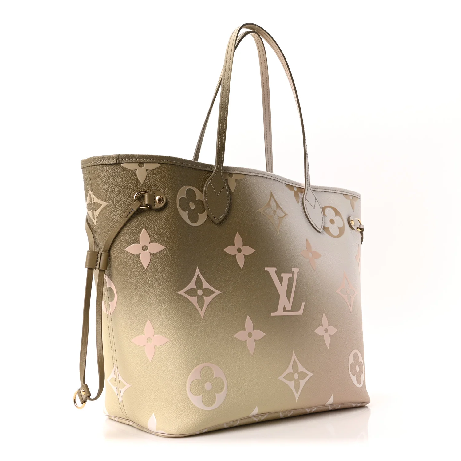 Monogram Giant Spring In The City Neverfull MM Sunset Kaki - Image 4