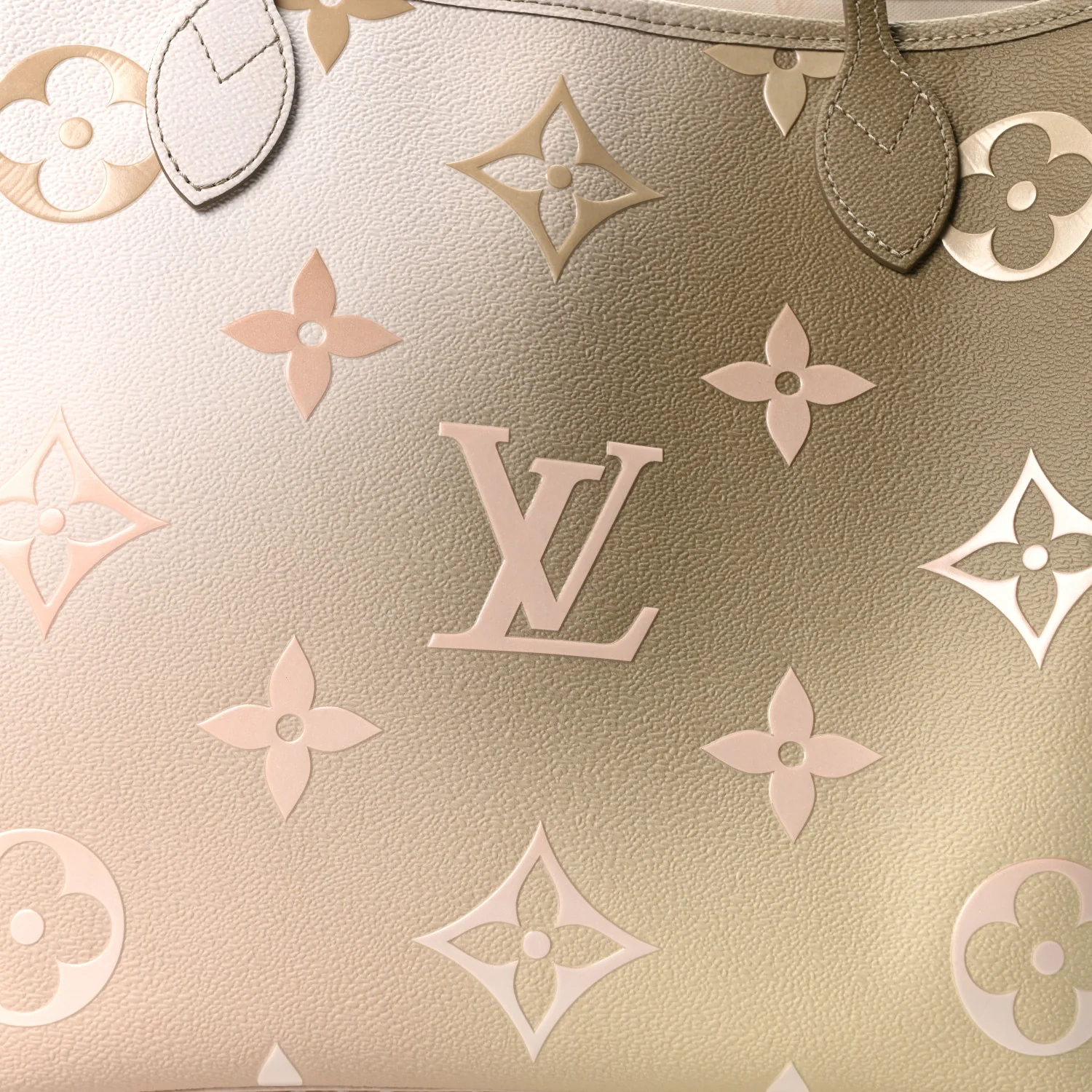 Monogram Giant Spring In The City Neverfull MM Sunset Kaki - Image 8