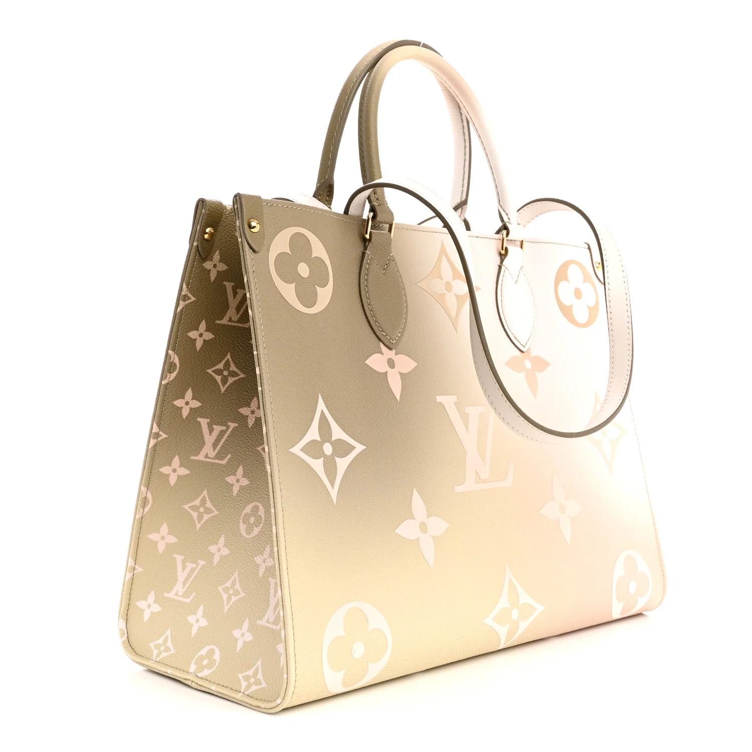 Monogram Giant Spring In The City Onthego MM Sunset Kaki - Image 3