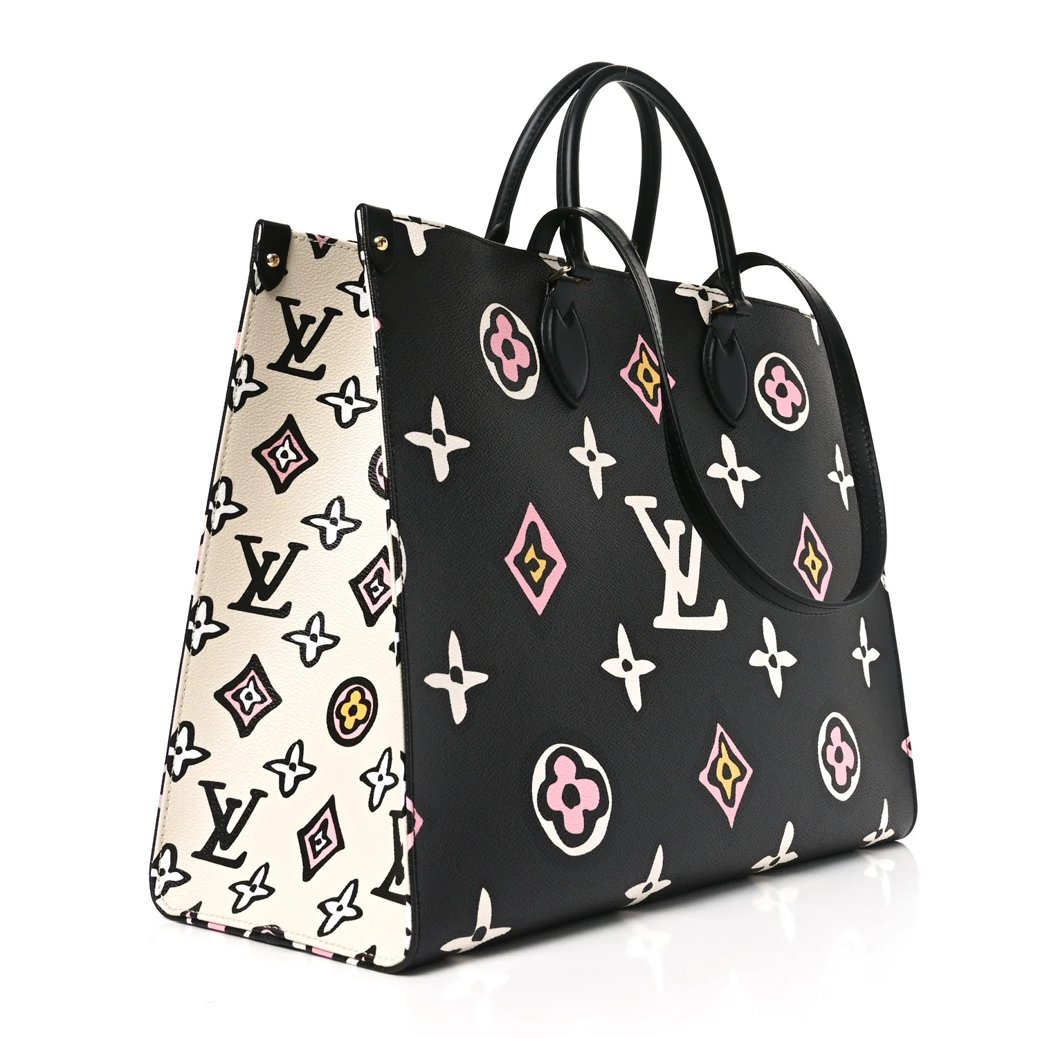 Monogram Giant Wild At Heart Onthego GM Black - Image 2