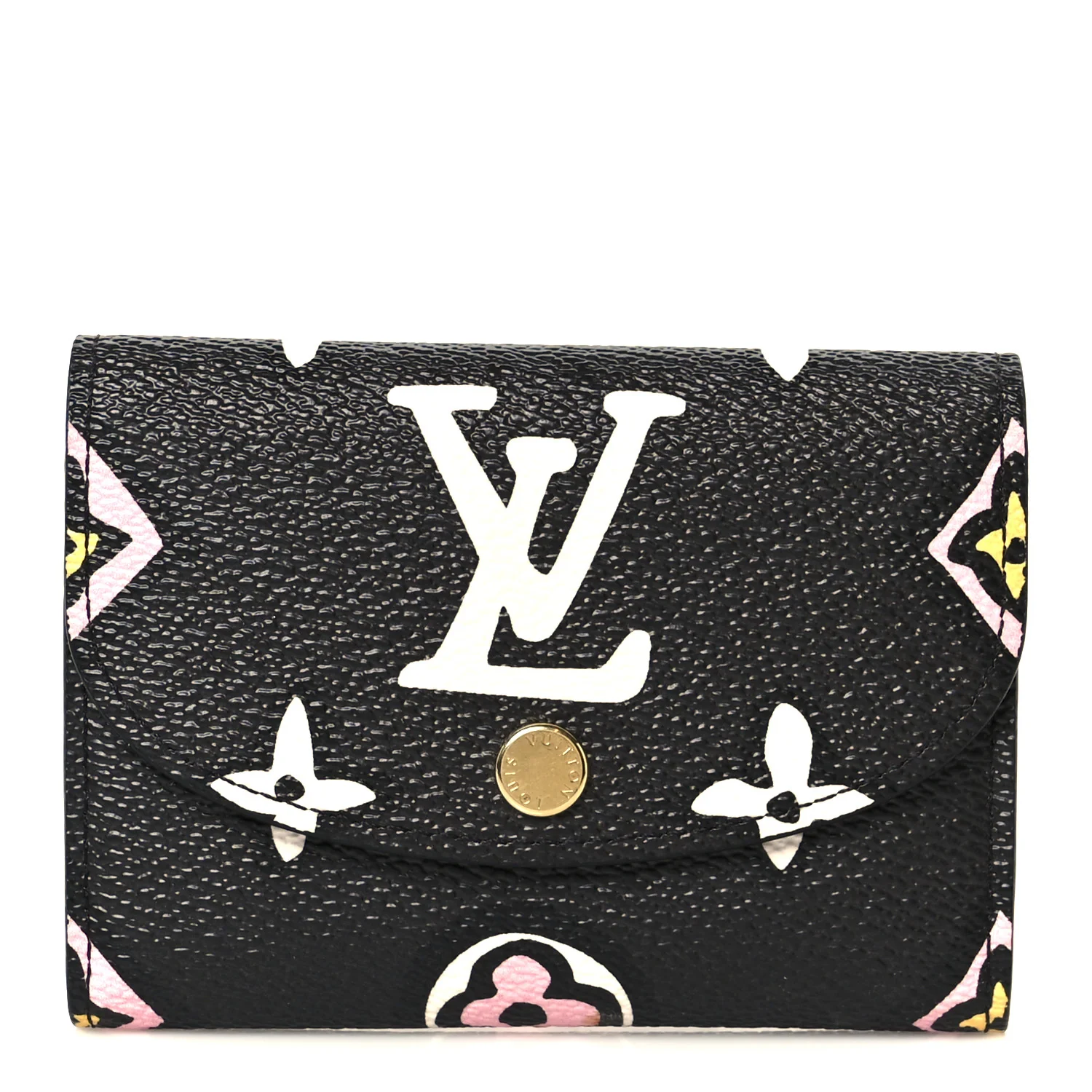 Monogram Giant Wild At Heart Rosalie Coin Purse Black