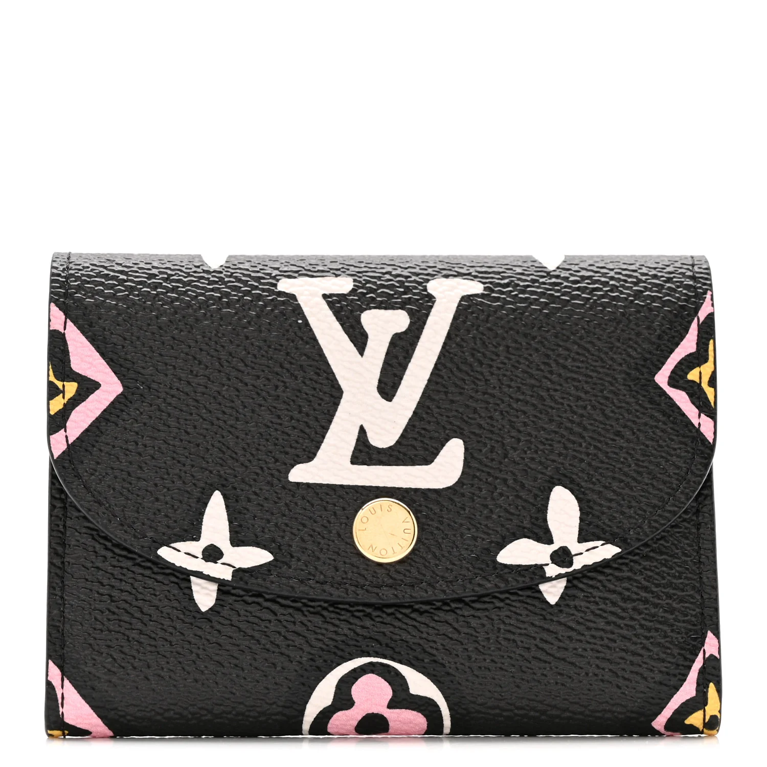 Monogram Giant Wild At Heart Rosalie Coin Purse Black
