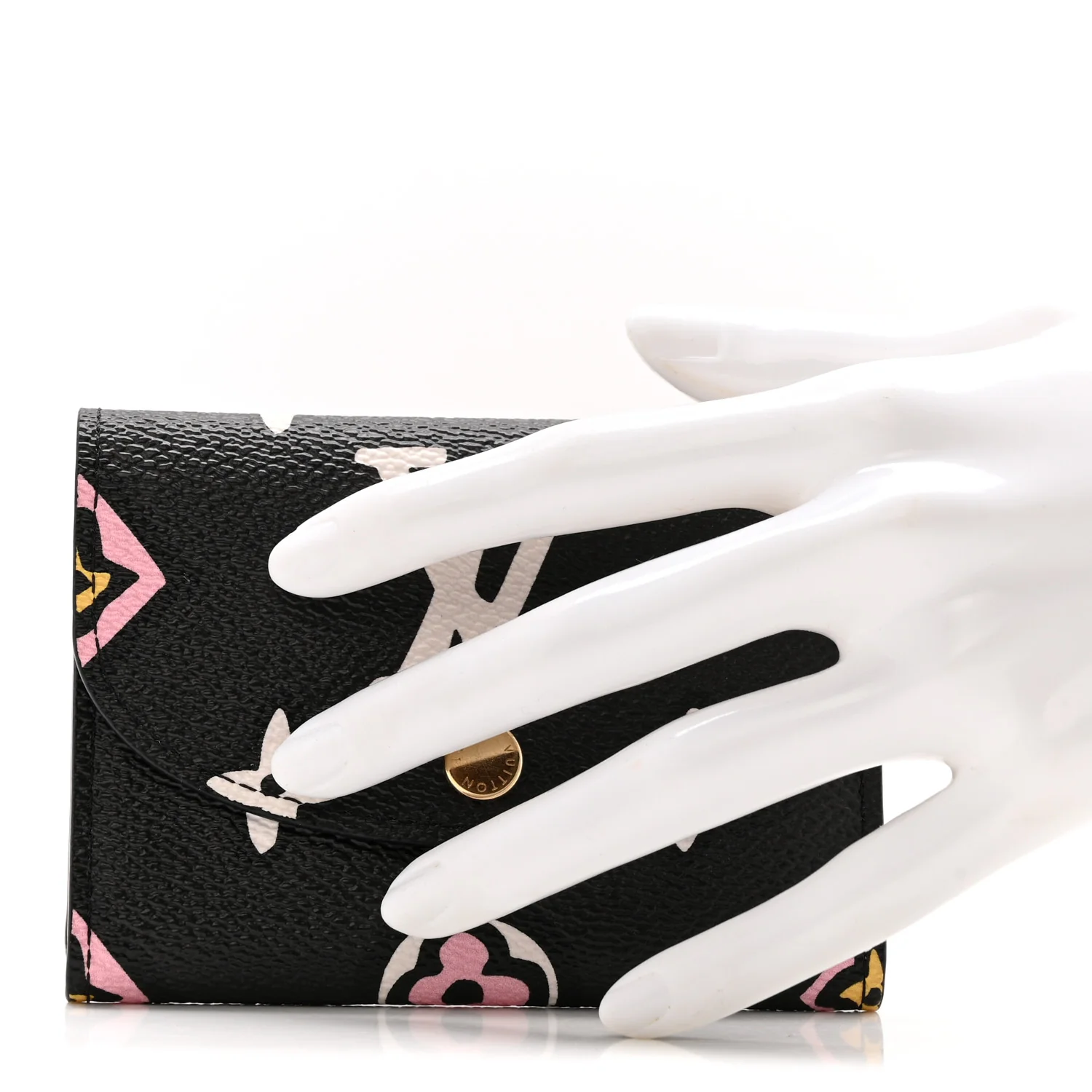 Monogram Giant Wild At Heart Rosalie Coin Purse Black - Image 2