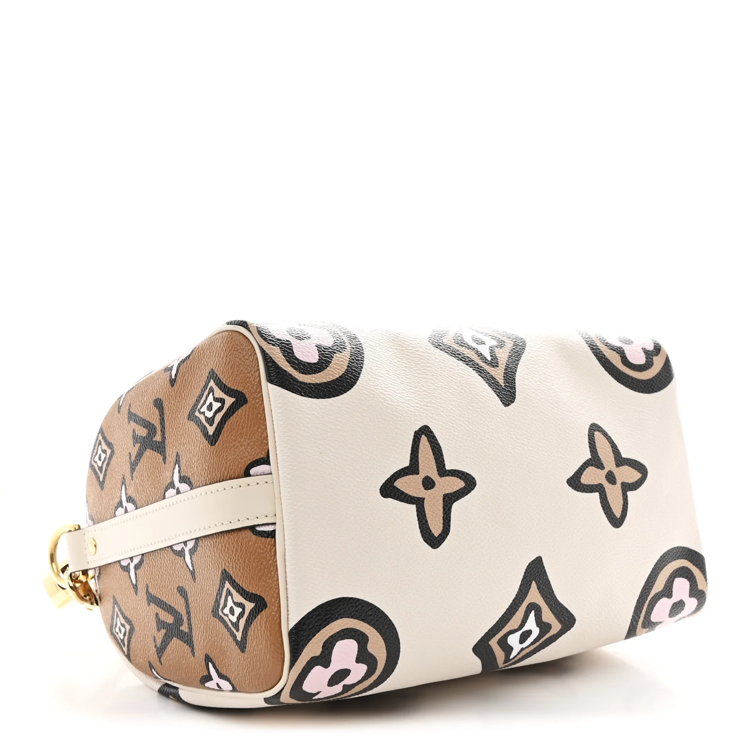 Monogram Giant Wild At Heart Speedy Bandouliere 25 Creme - Image 4