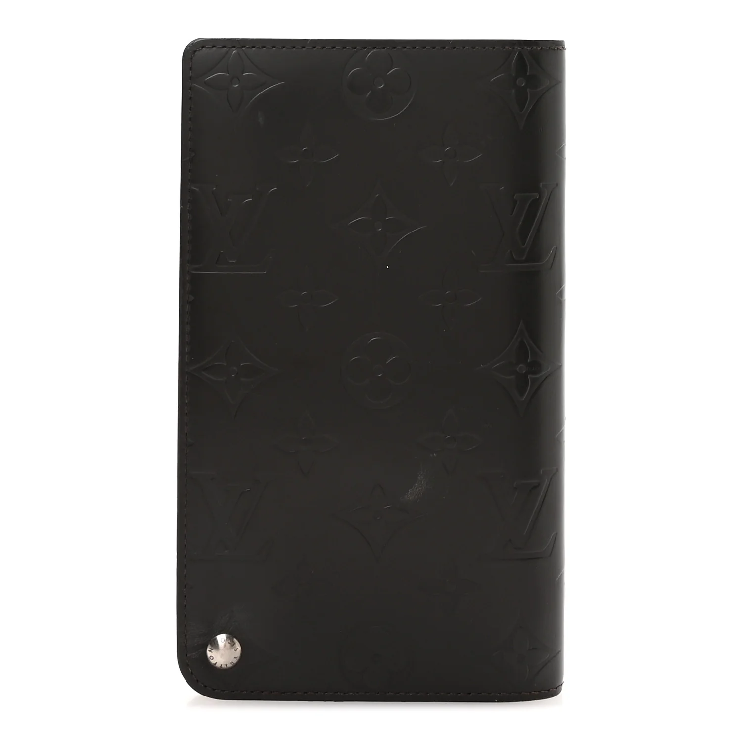 Monogram Glace Whist Wallet Cafe Brown