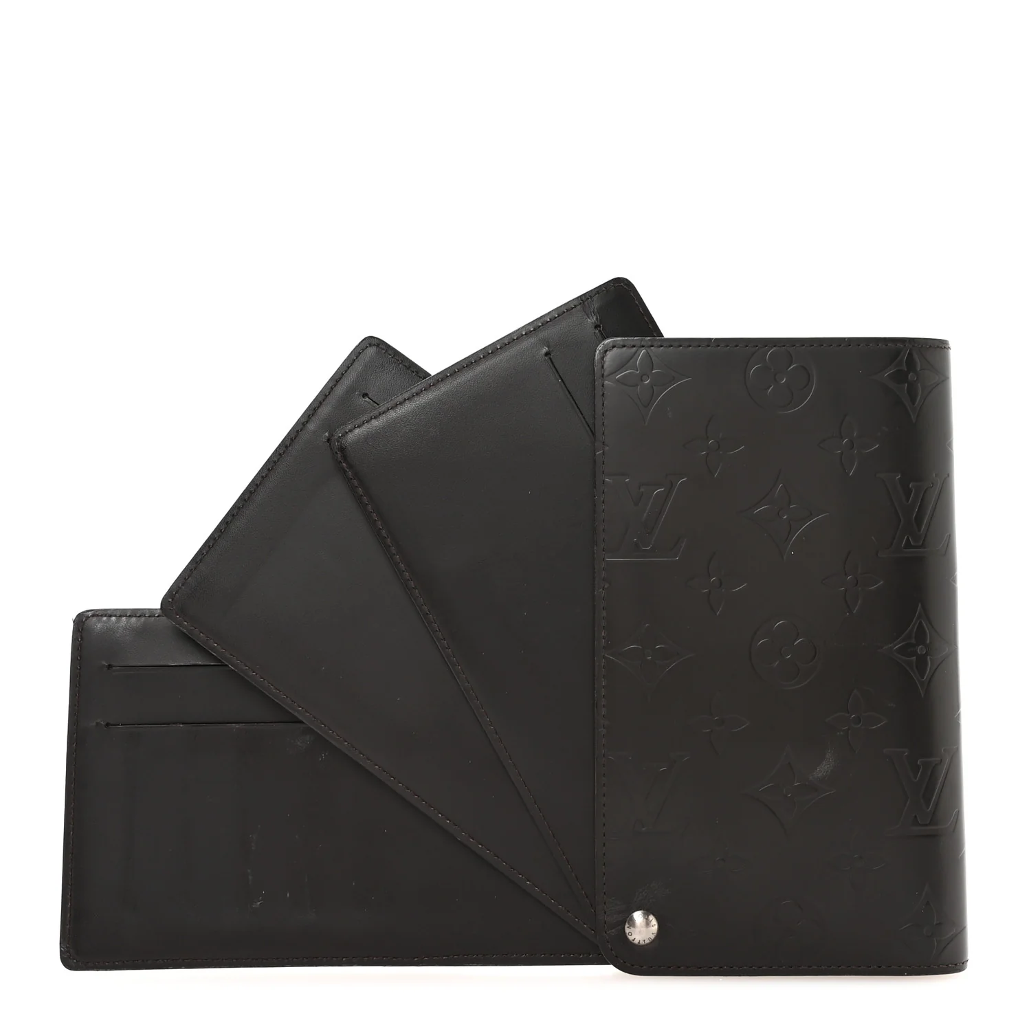 Monogram Glace Whist Wallet Cafe Brown - Image 5