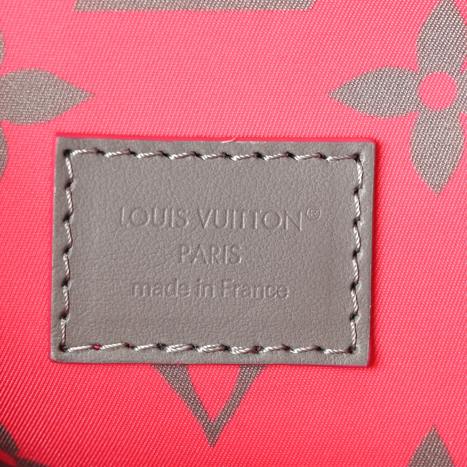 Monogram Glow Up Keepall Bandouliere 35 Grey Pink - Image 6