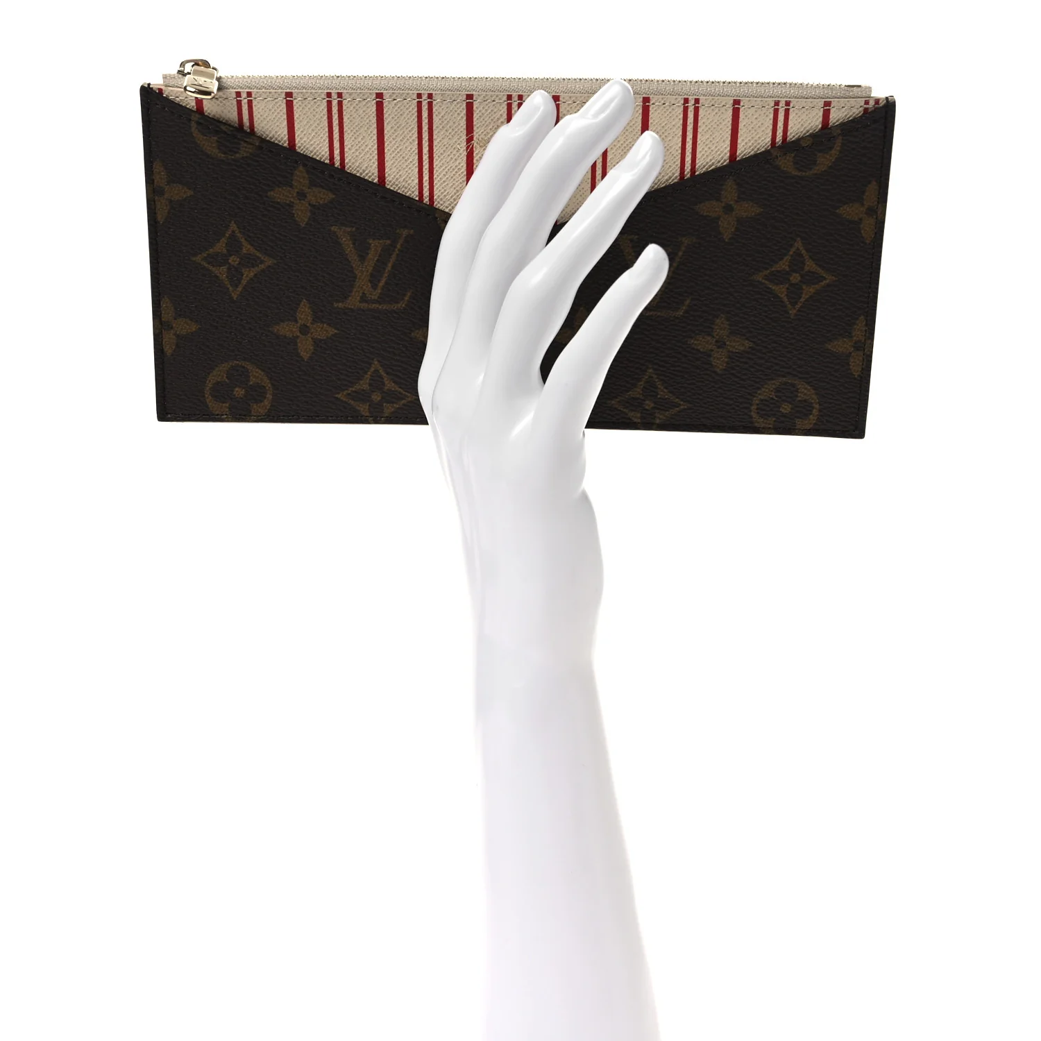Monogram Grace Coddington Kirigami Organizer On Chain Zippered Insert Beige - Image 2