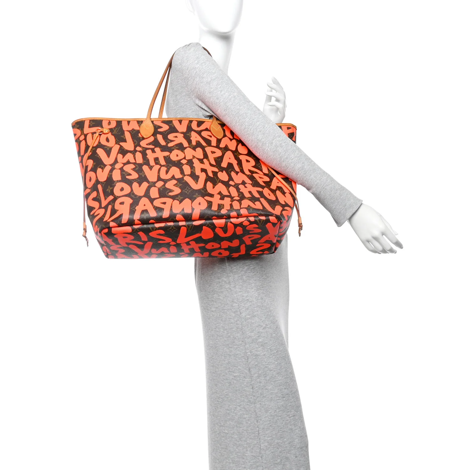 Monogram Graffiti Neverfull GM Orange - Image 2