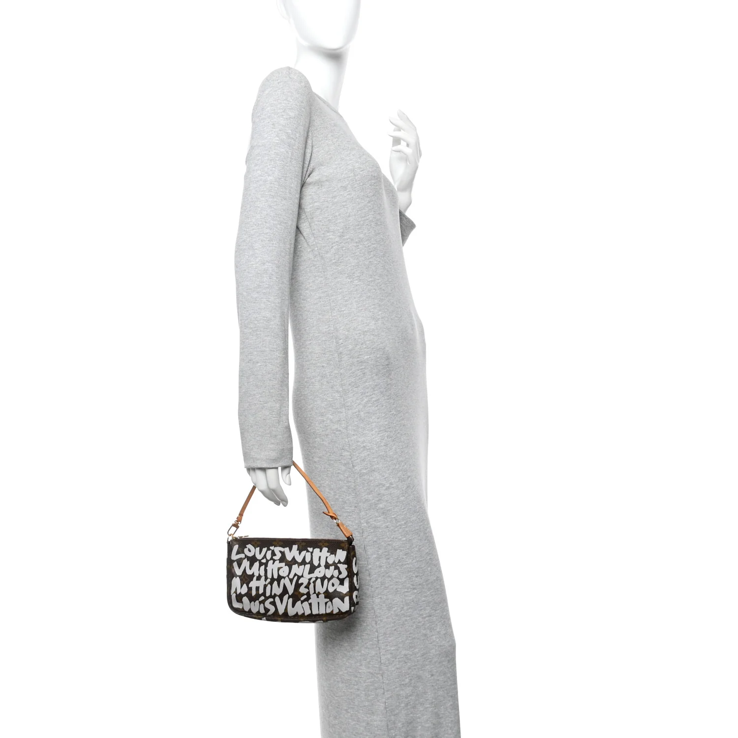 Monogram Graffiti Pochette Accessories Silver - Image 4