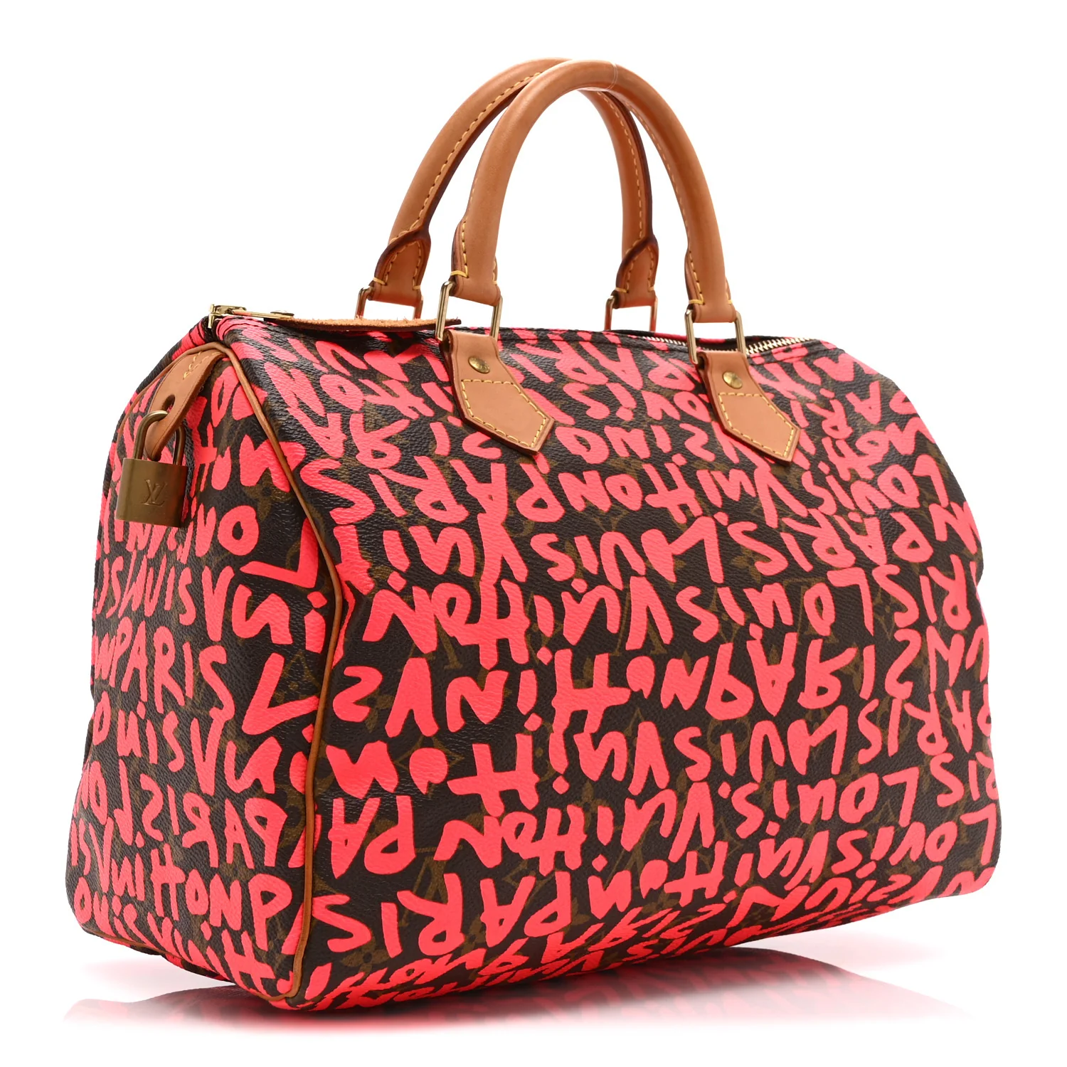 Monogram Graffiti Speedy 30 Fuchsia - Image 3