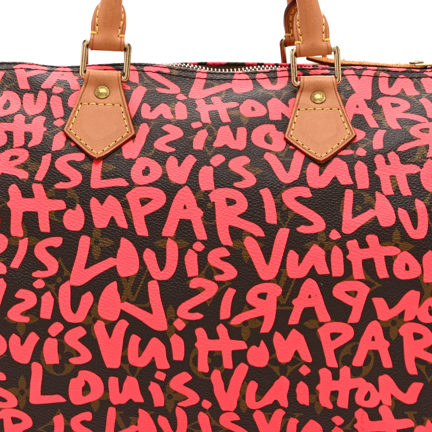 Monogram Graffiti Speedy 30 Fuchsia - Image 8