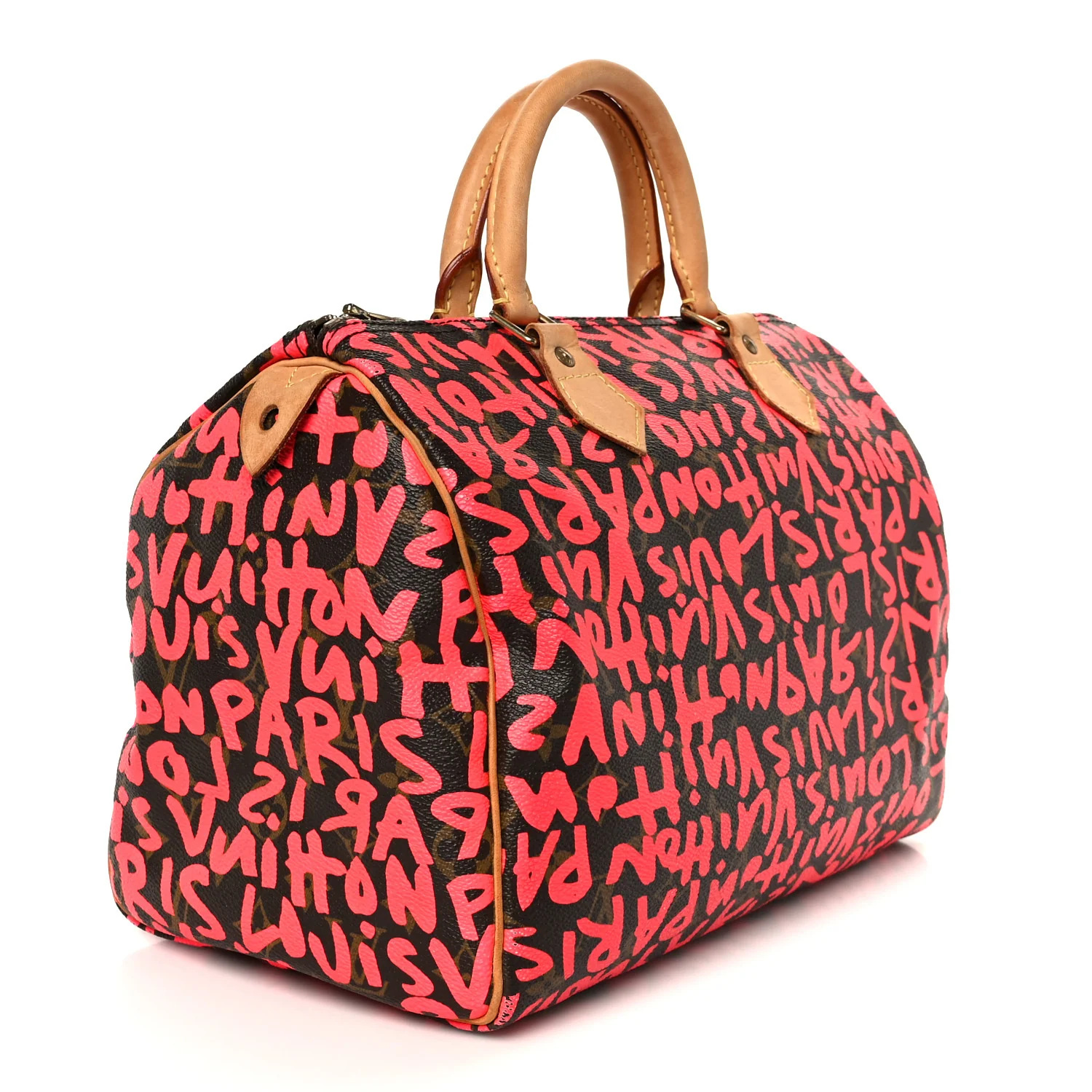 Monogram Graffiti Speedy 30 Fuchsia - Image 3