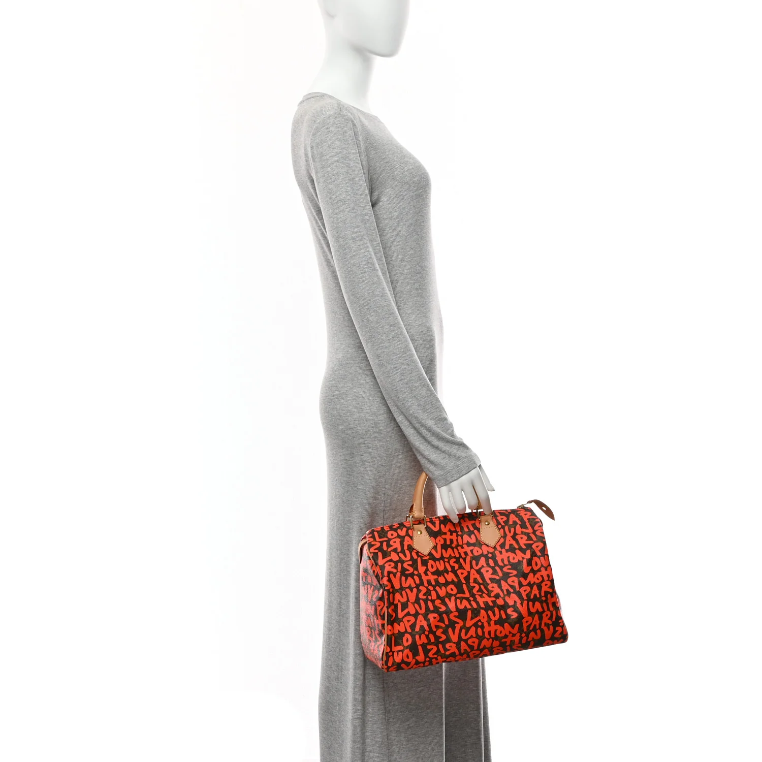Monogram Graffiti Speedy 30 Orange - Image 2