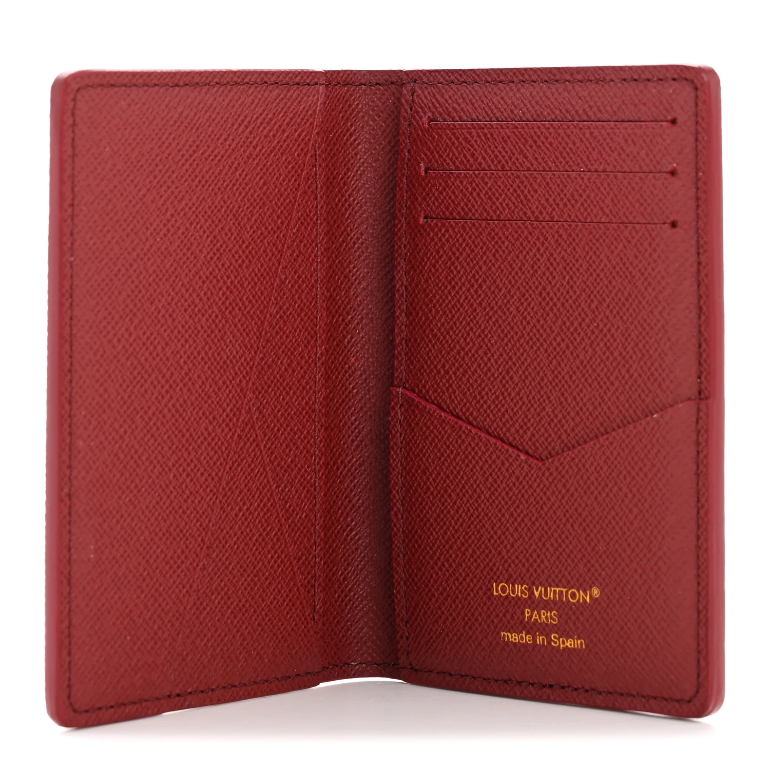 Monogram Heritage Pocket Organizer Red Stripes - Image 5
