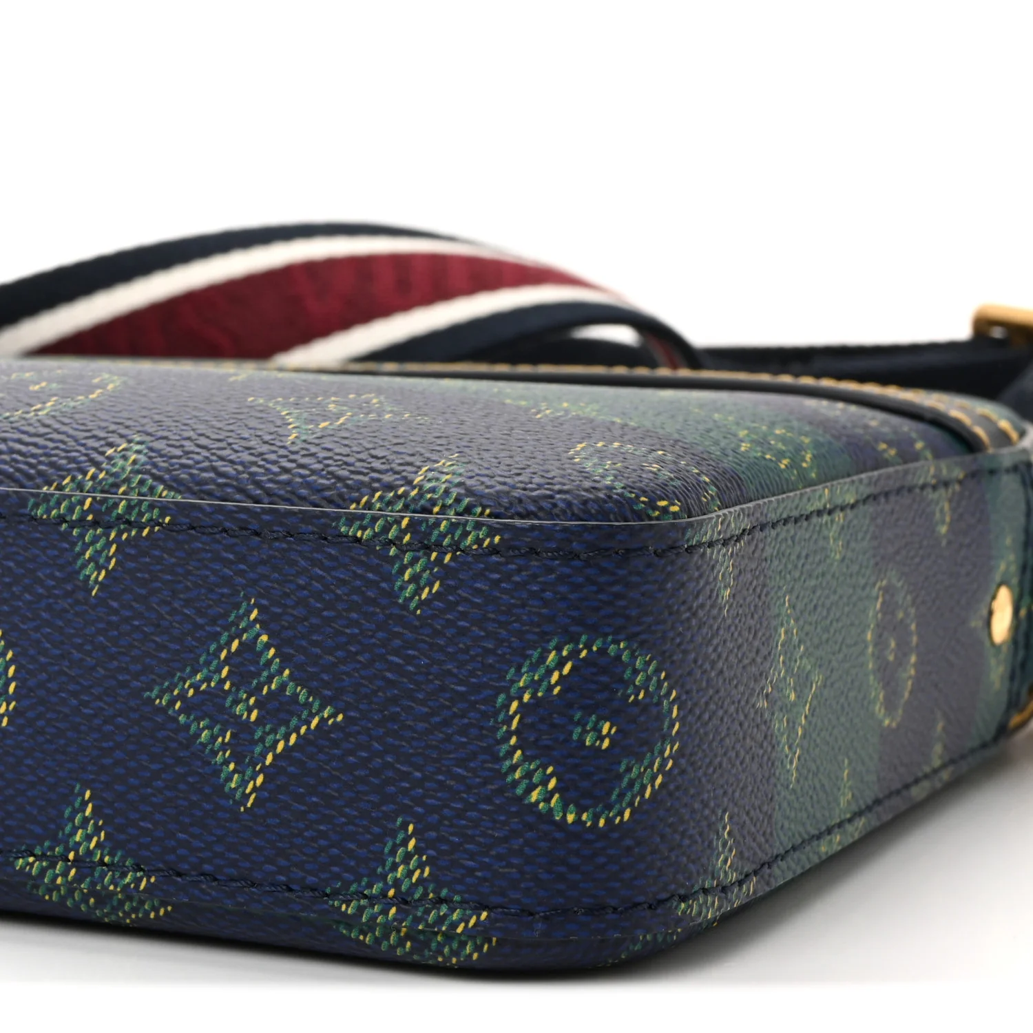 Monogram Heritage Stripes Trio Messenger Blue - Image 10