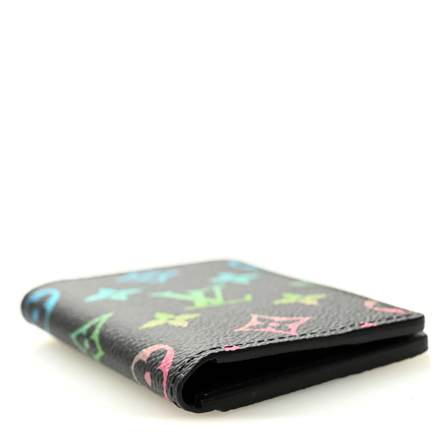 Monogram Iridescent Pocket Organizer NM Black - Image 4