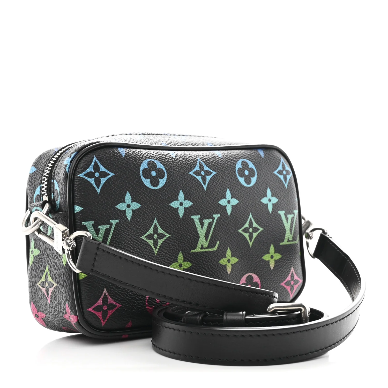 Monogram Iridescent Trocadero Wearable Wallet Black - Image 3