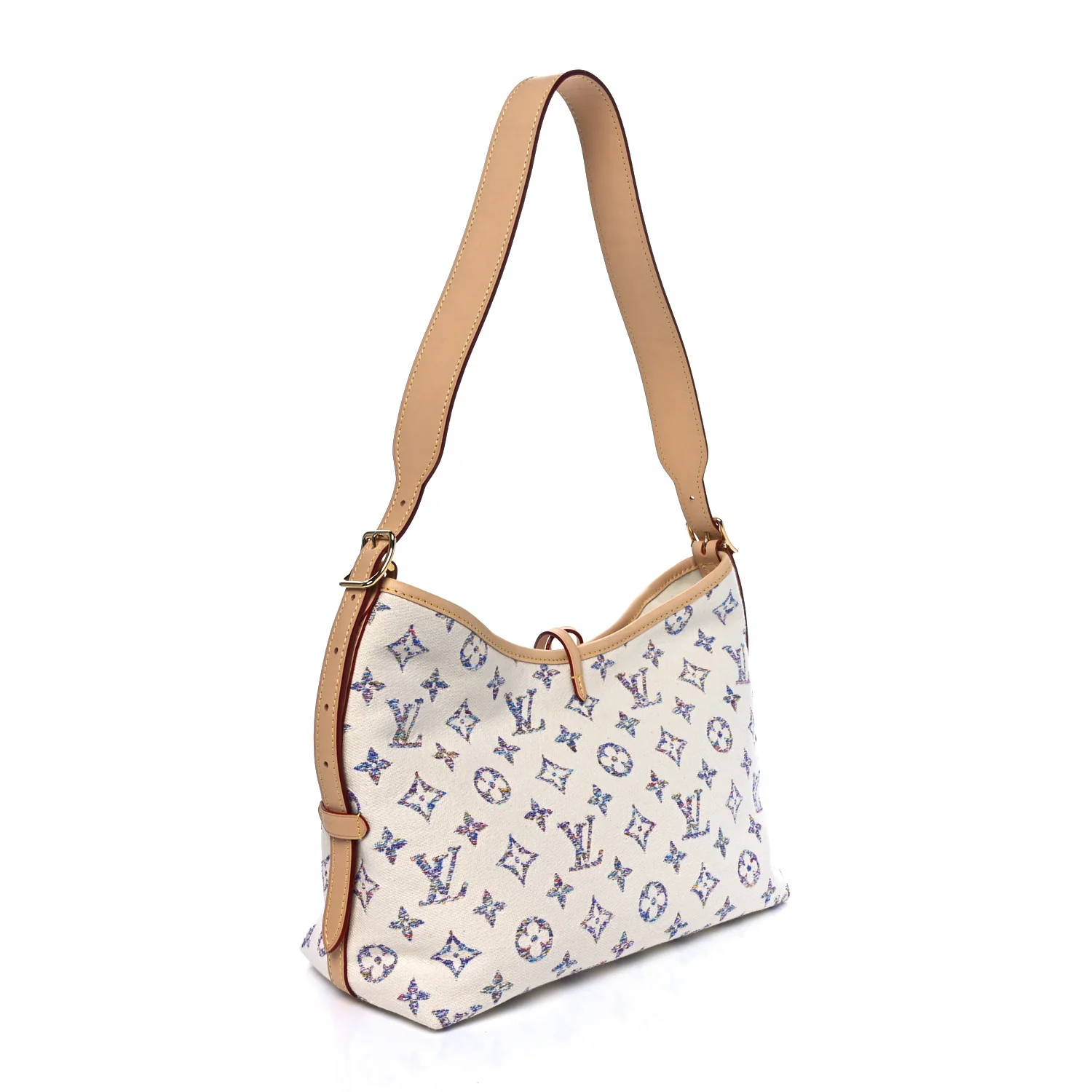 Monogram Jacquard CarryAll PM Multicolor Beige - Image 3