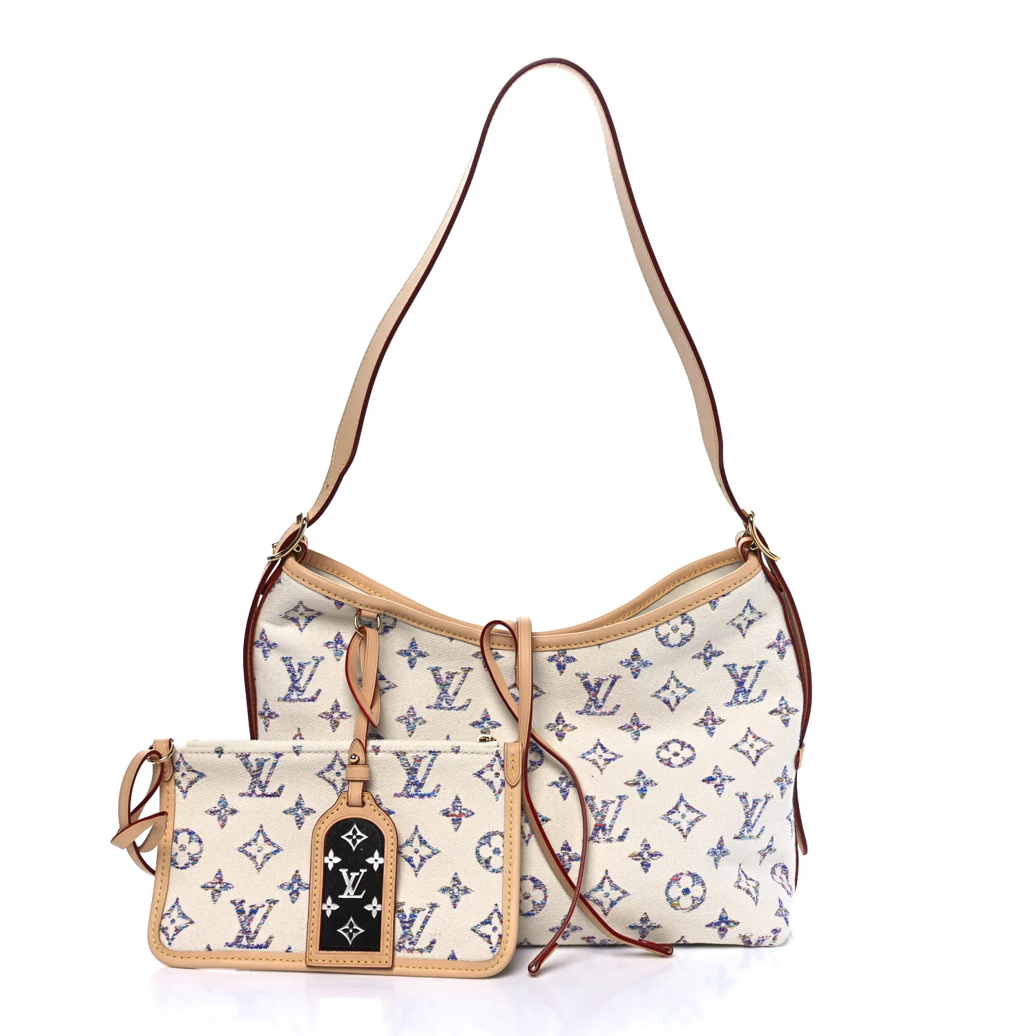 Monogram Jacquard CarryAll PM Multicolor Beige - Image 8