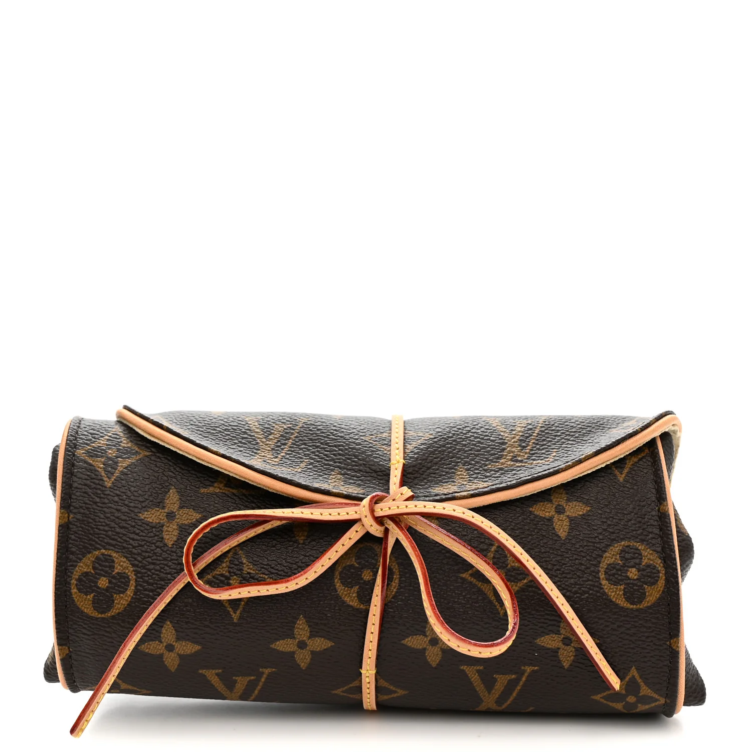 Monogram Jewelry Roll Pouch