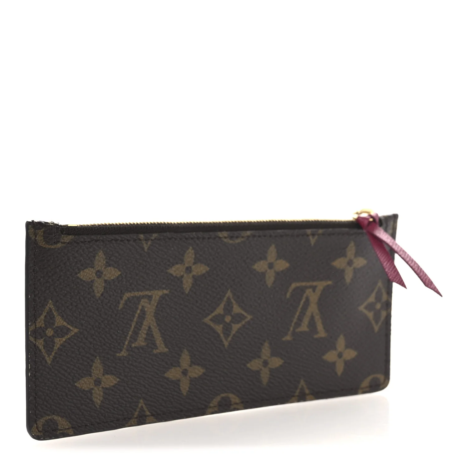 Monogram Josephine Wallet Zippered Insert Fuchsia - Image 3