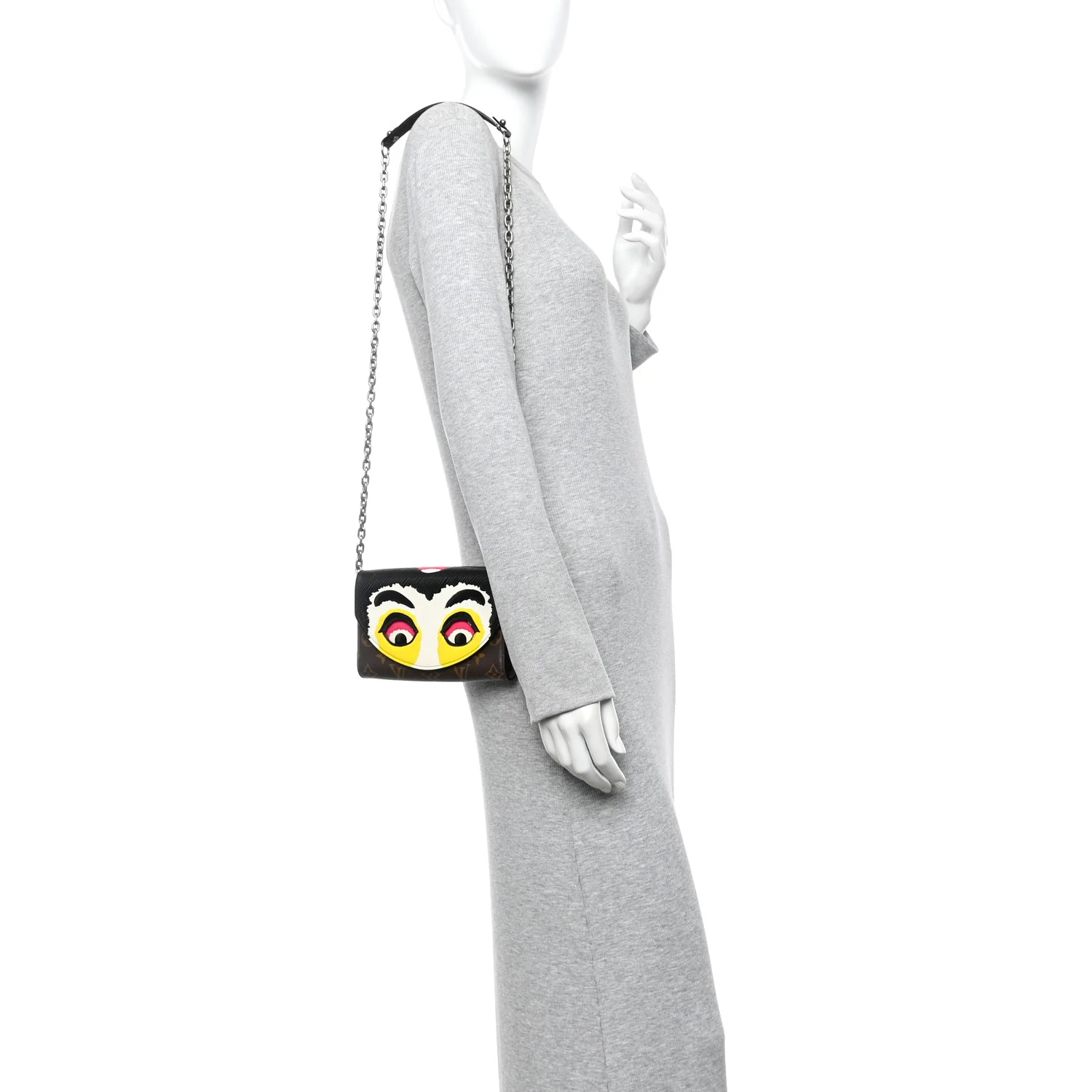 Monogram Kabuki Chain Wallet Black - Image 2
