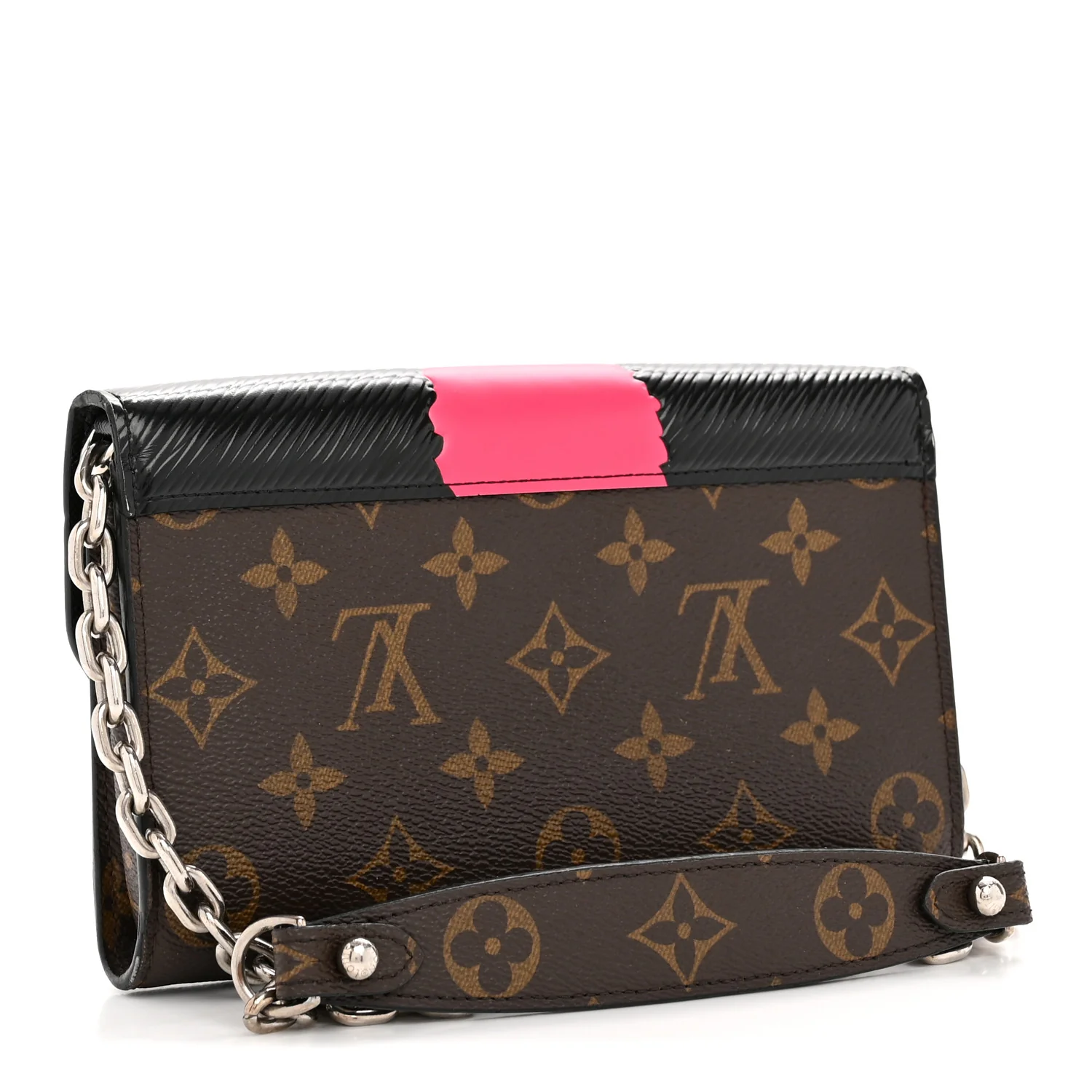 Monogram Kabuki Chain Wallet Black - Image 3
