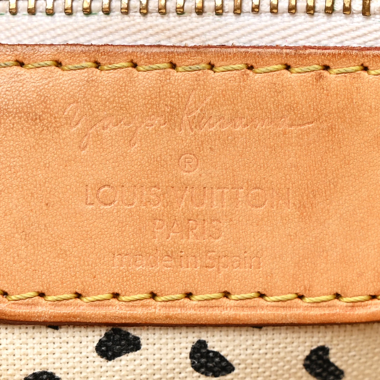 Monogram Kusama Waves Neverfull MM White - Image 10