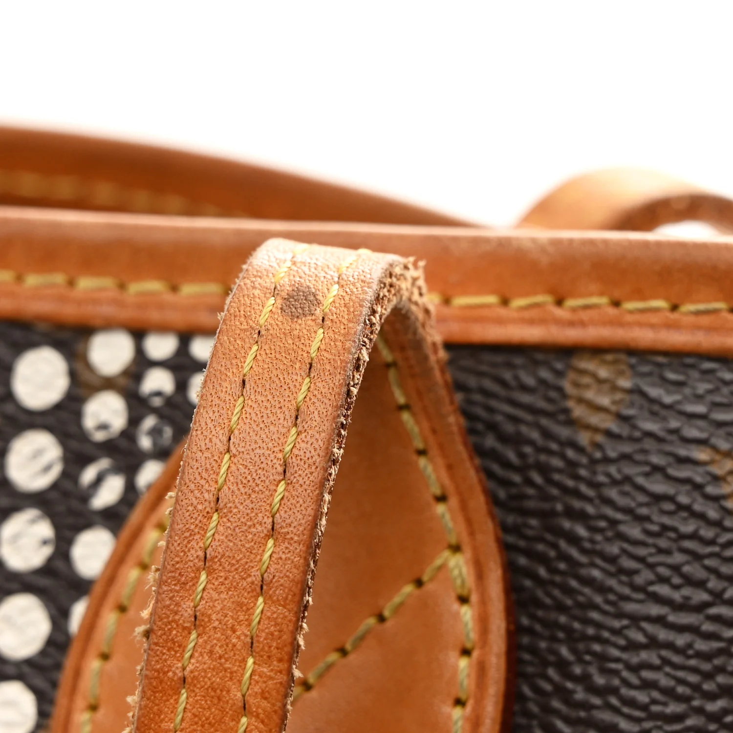 Monogram Kusama Waves Neverfull MM White - Image 23