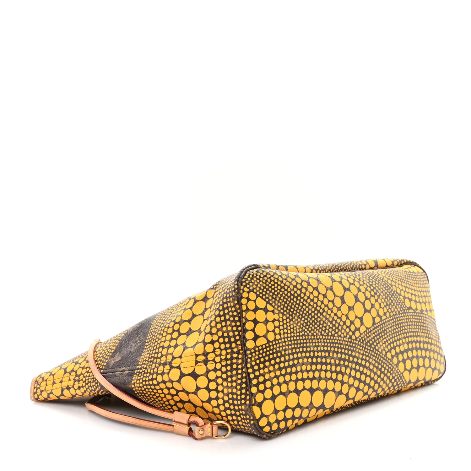 Monogram Kusama Waves Neverfull MM Yellow - Image 4