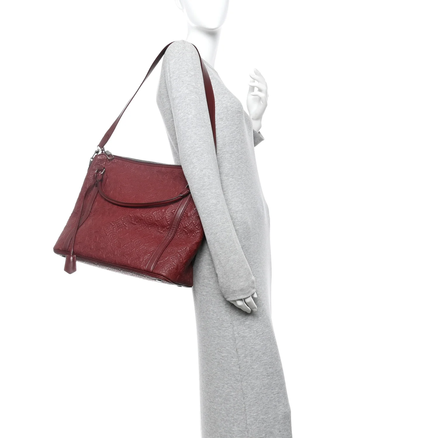 Monogram Lambskin Antheia Ixia MM Fuchsia - Image 2