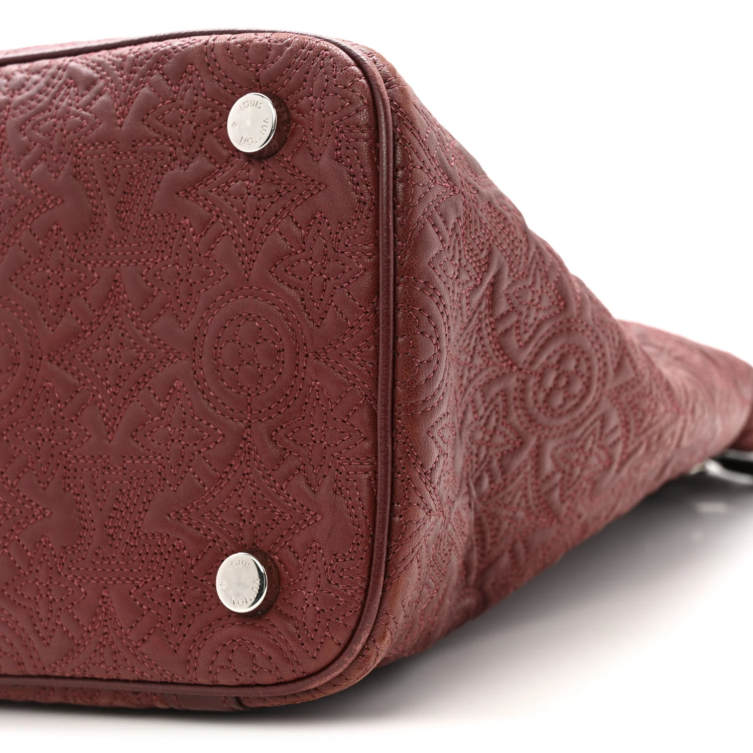 Monogram Lambskin Antheia Ixia MM Fuchsia - Image 9