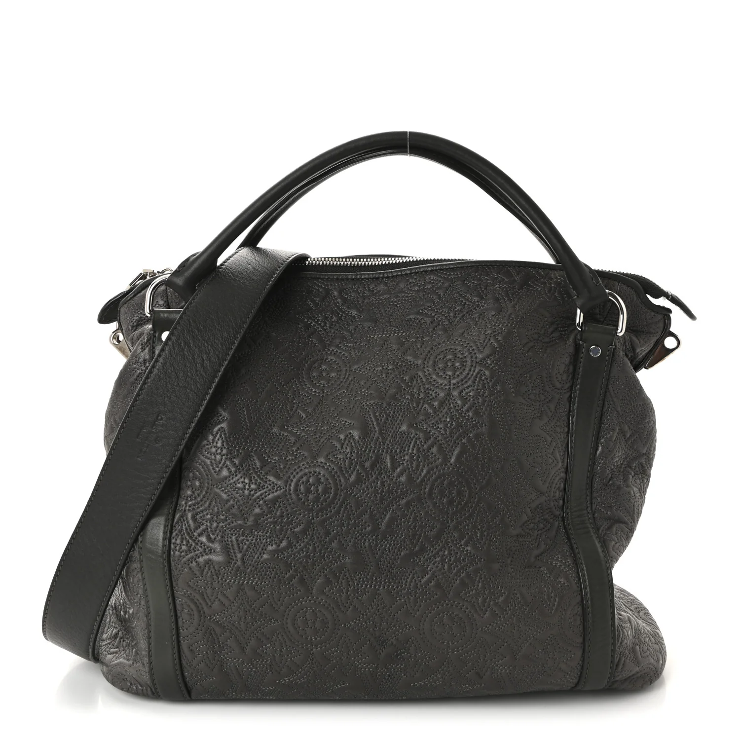 Monogram Lambskin Antheia Ixia PM Dark Gray
